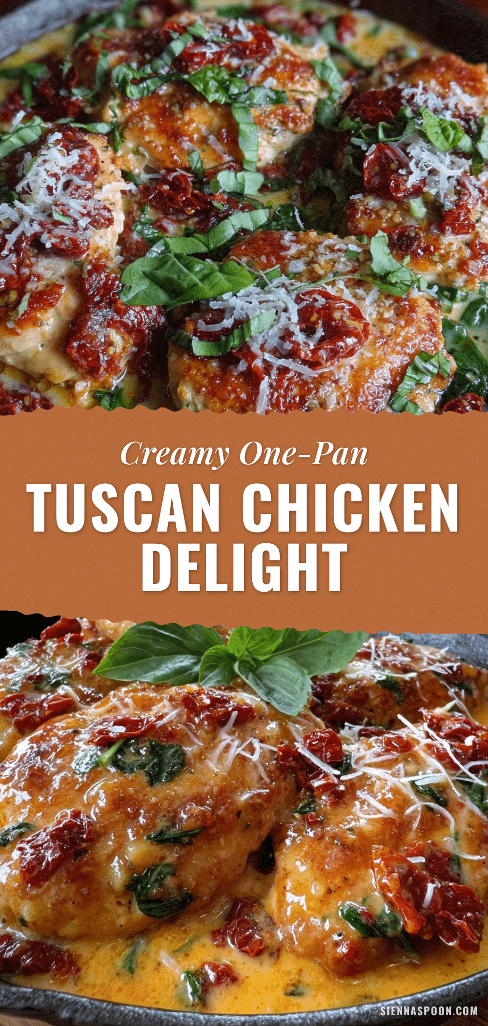 creamy one-pan tuscan chicken recipe