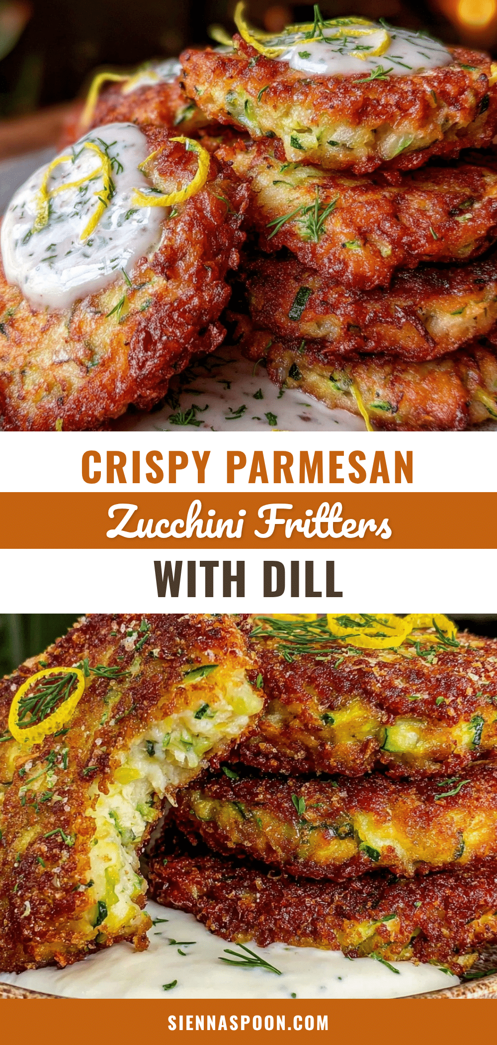 crispy Parmesan zucchini fritters recipe