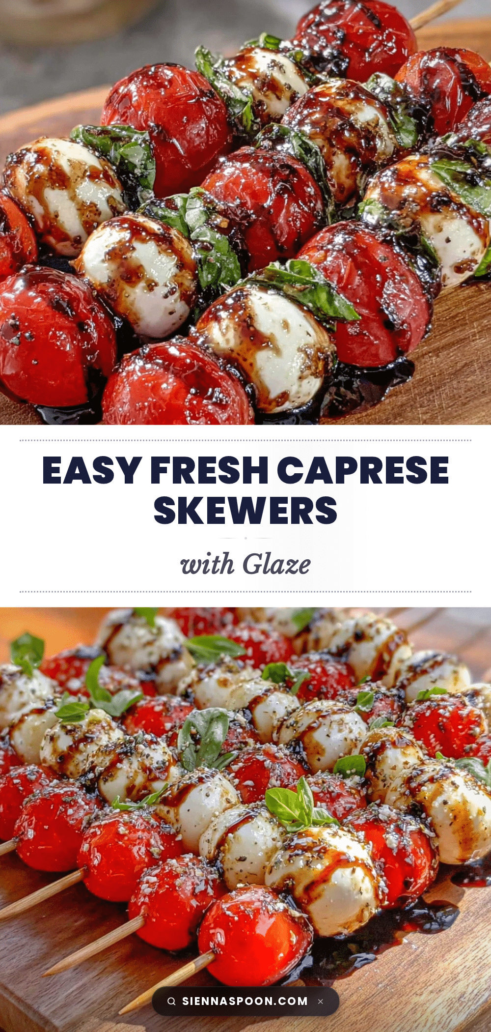 Easy Fresh Caprese Skewers recipe