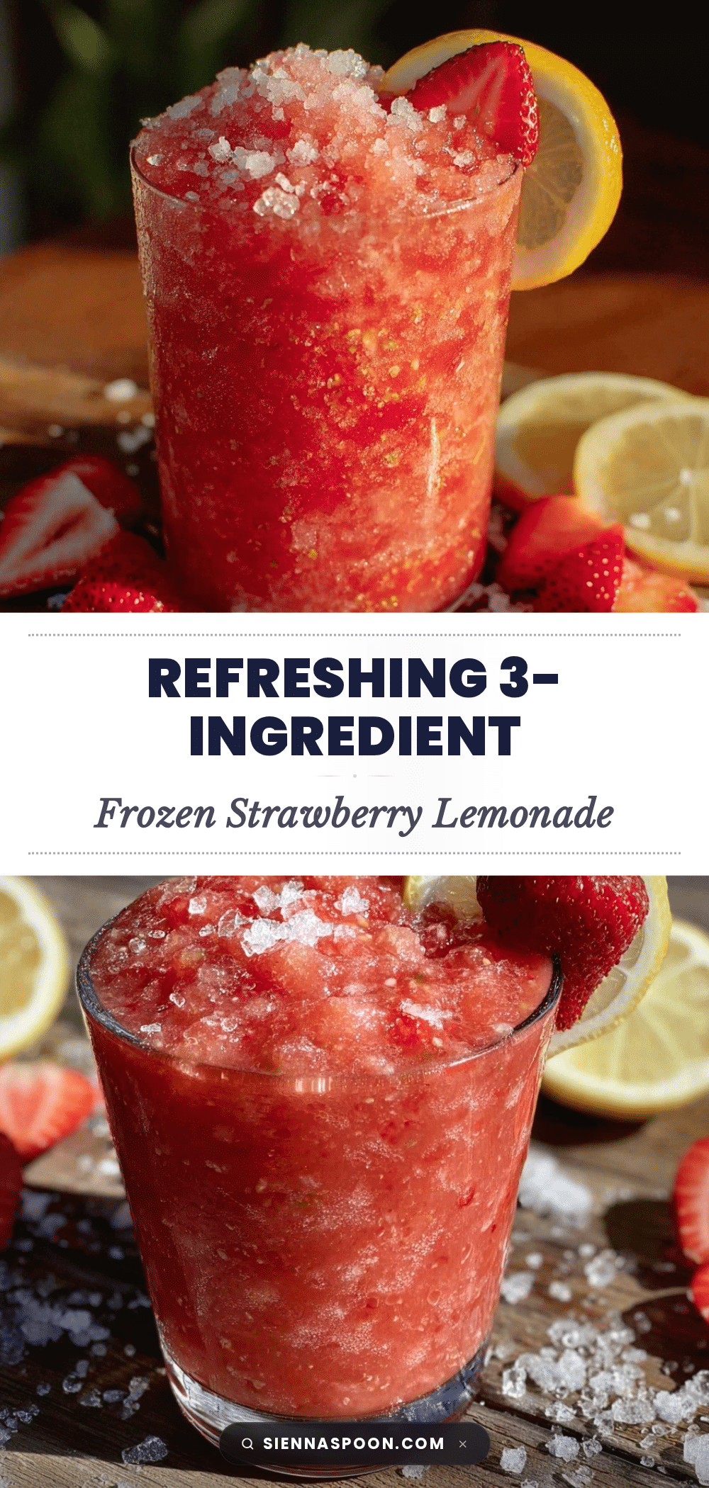 easy frozen strawberry lemonade recipe