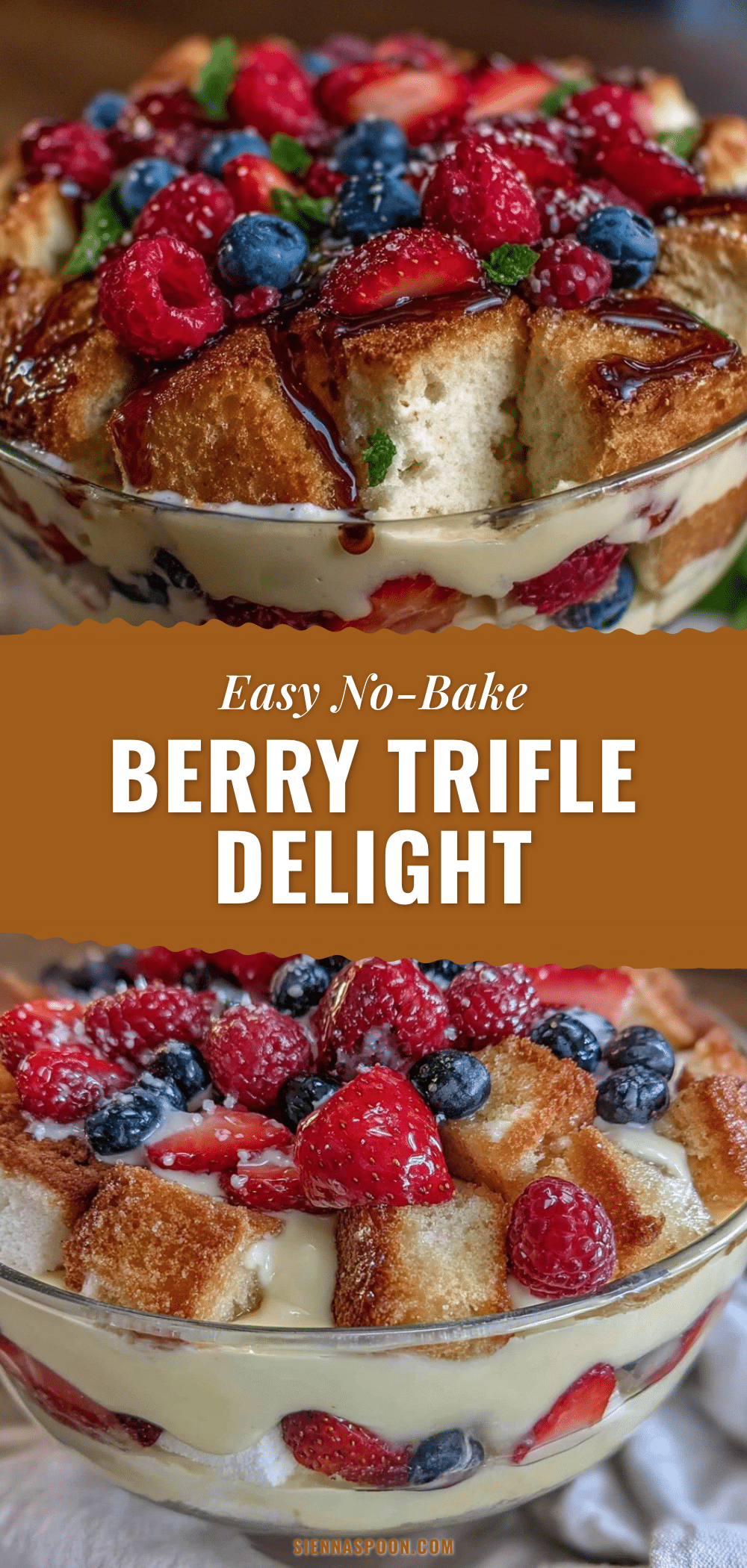 easy no-bake berry trifle recipe