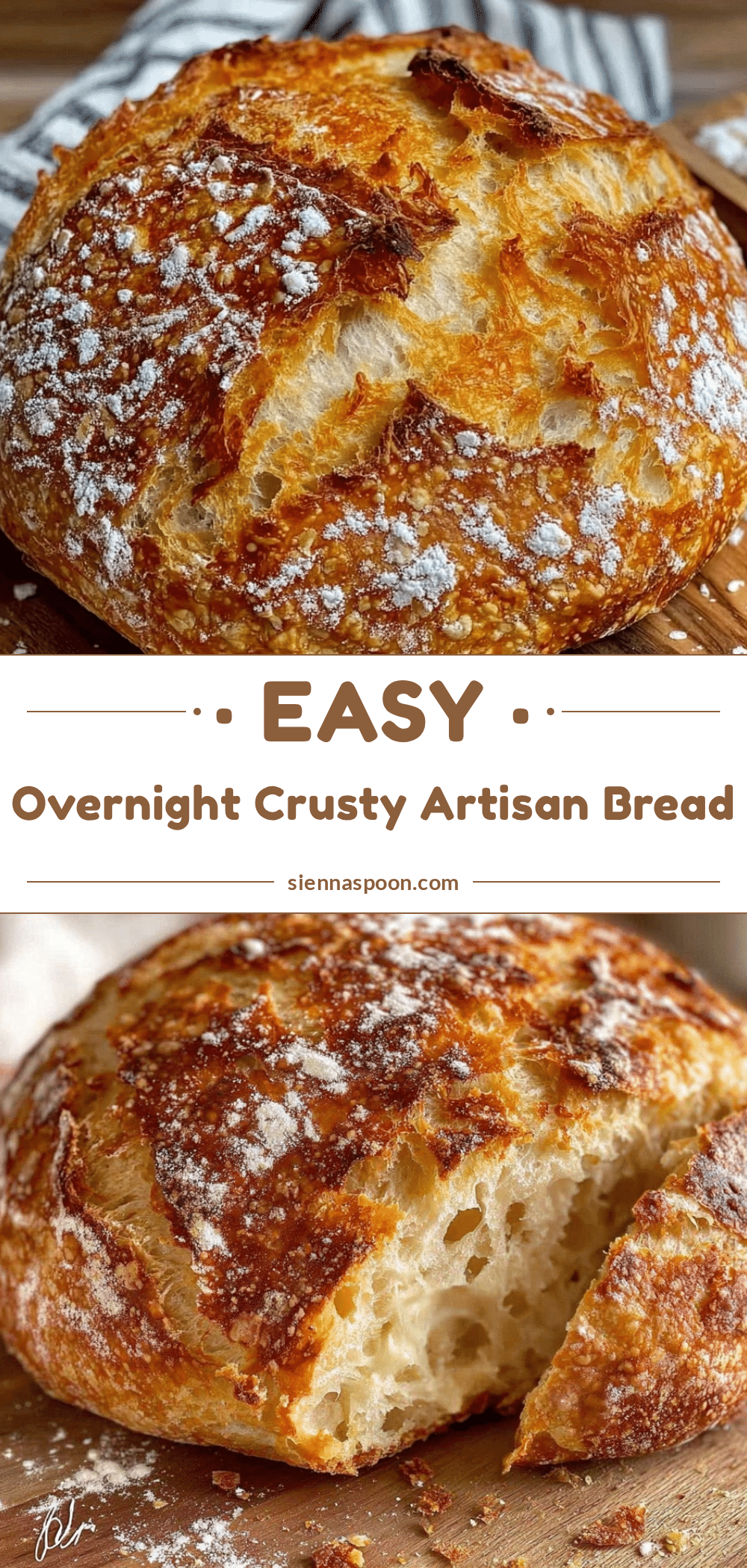 easy no-knead crusty artisan bread overnight recipe recipe