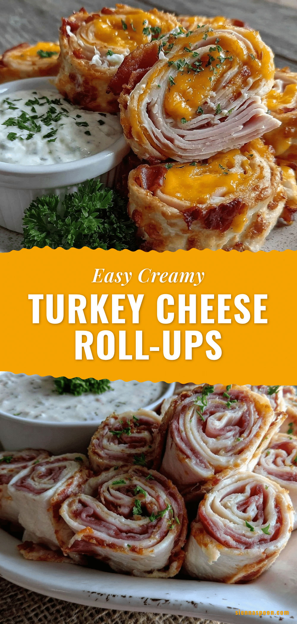 easy turkey and cheese roll-ups recipe