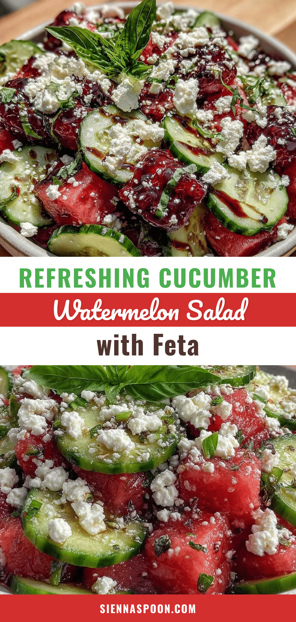 fresh cucumber watermelon salad recipe
