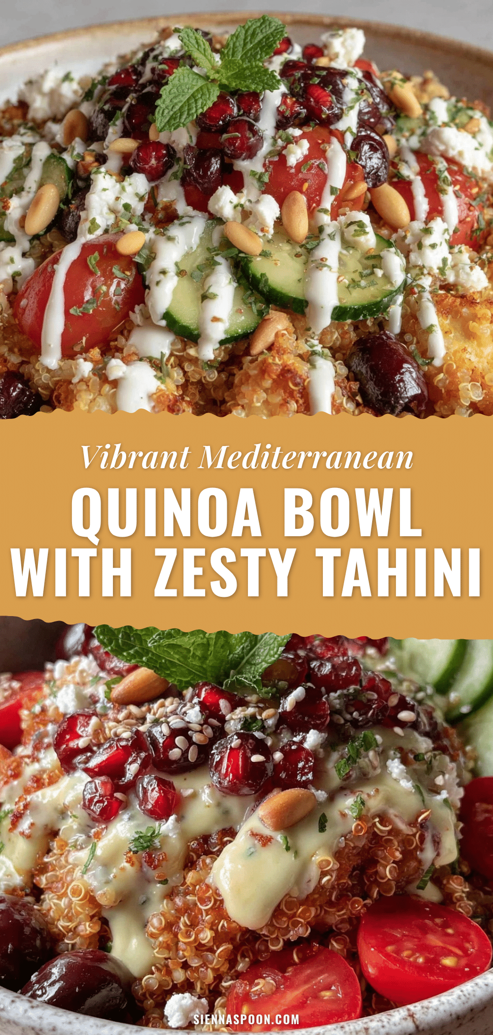 fresh mediterranean quinoa bowl recipe