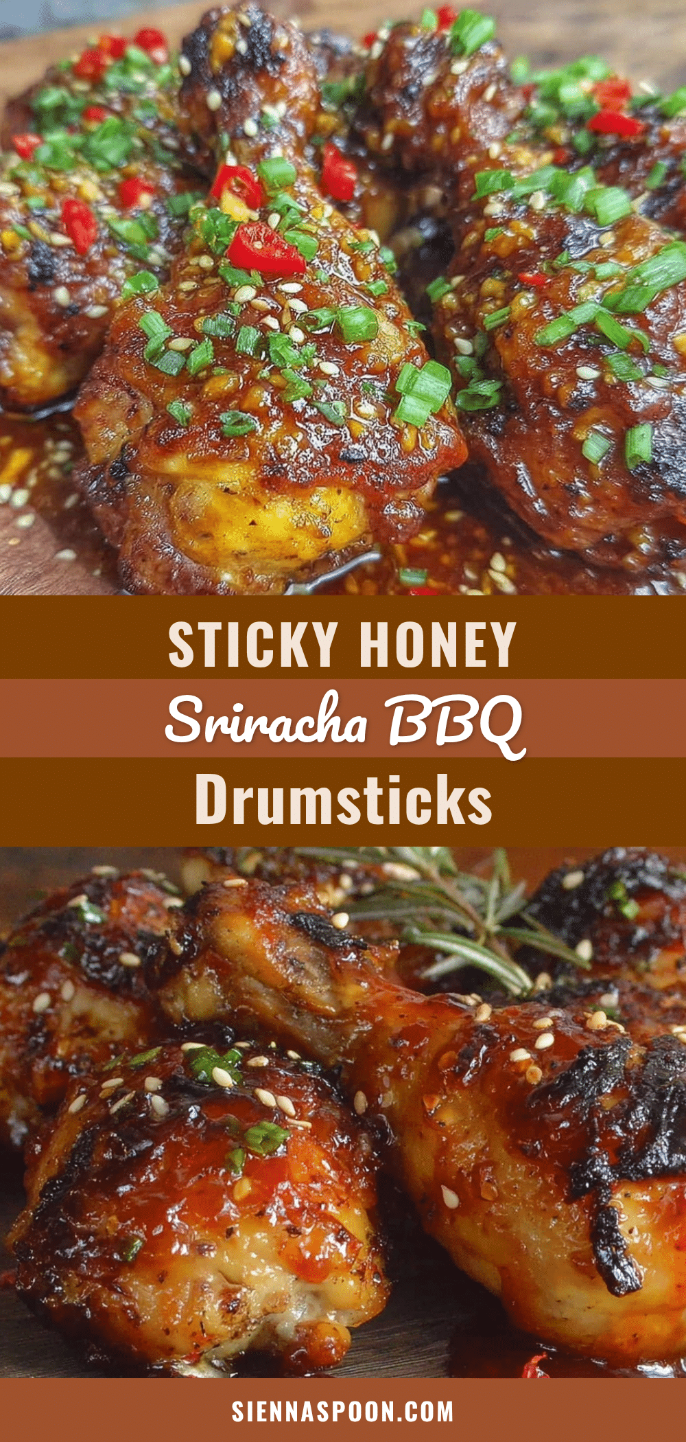honey sriracha glazed bbq chicken drumsticks recipe
