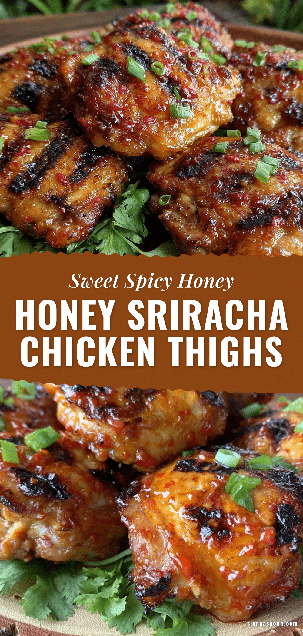honey-sriracha grilled chicken thighs recipe