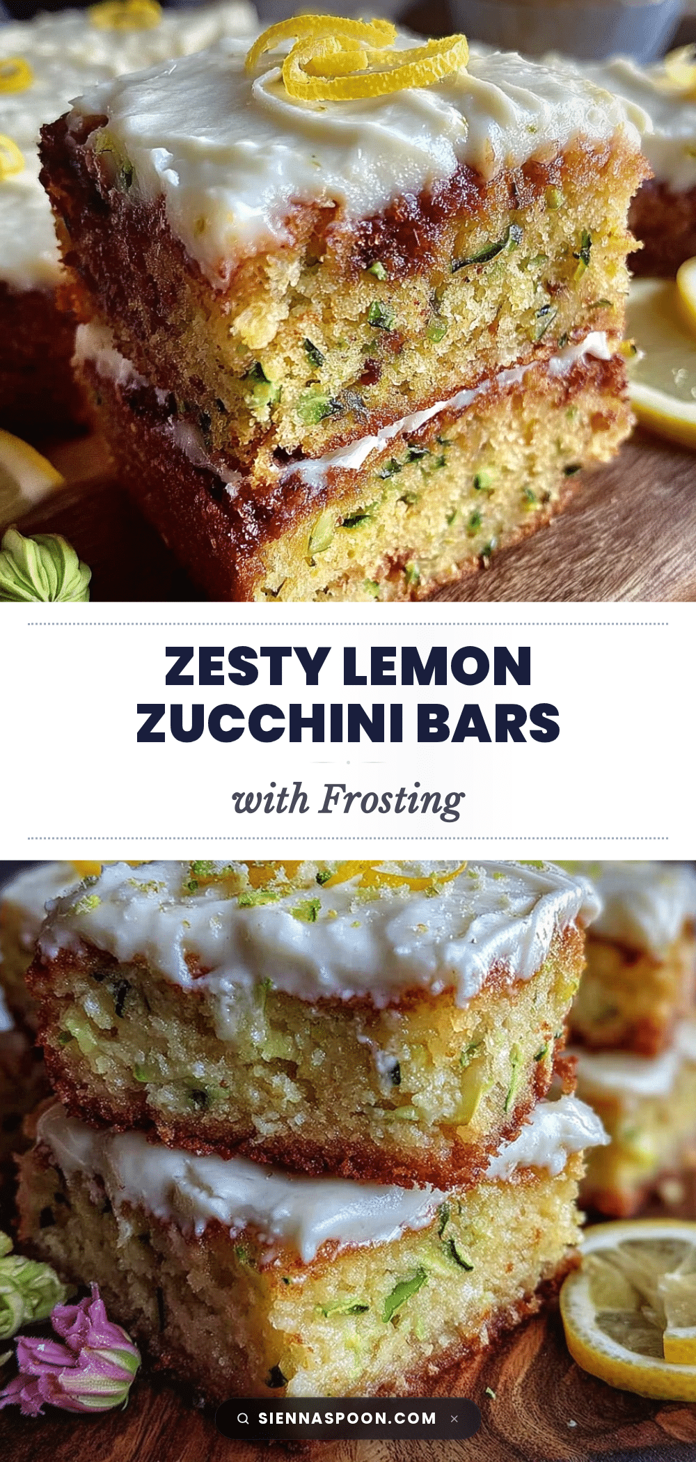lemon zucchini bars recipe