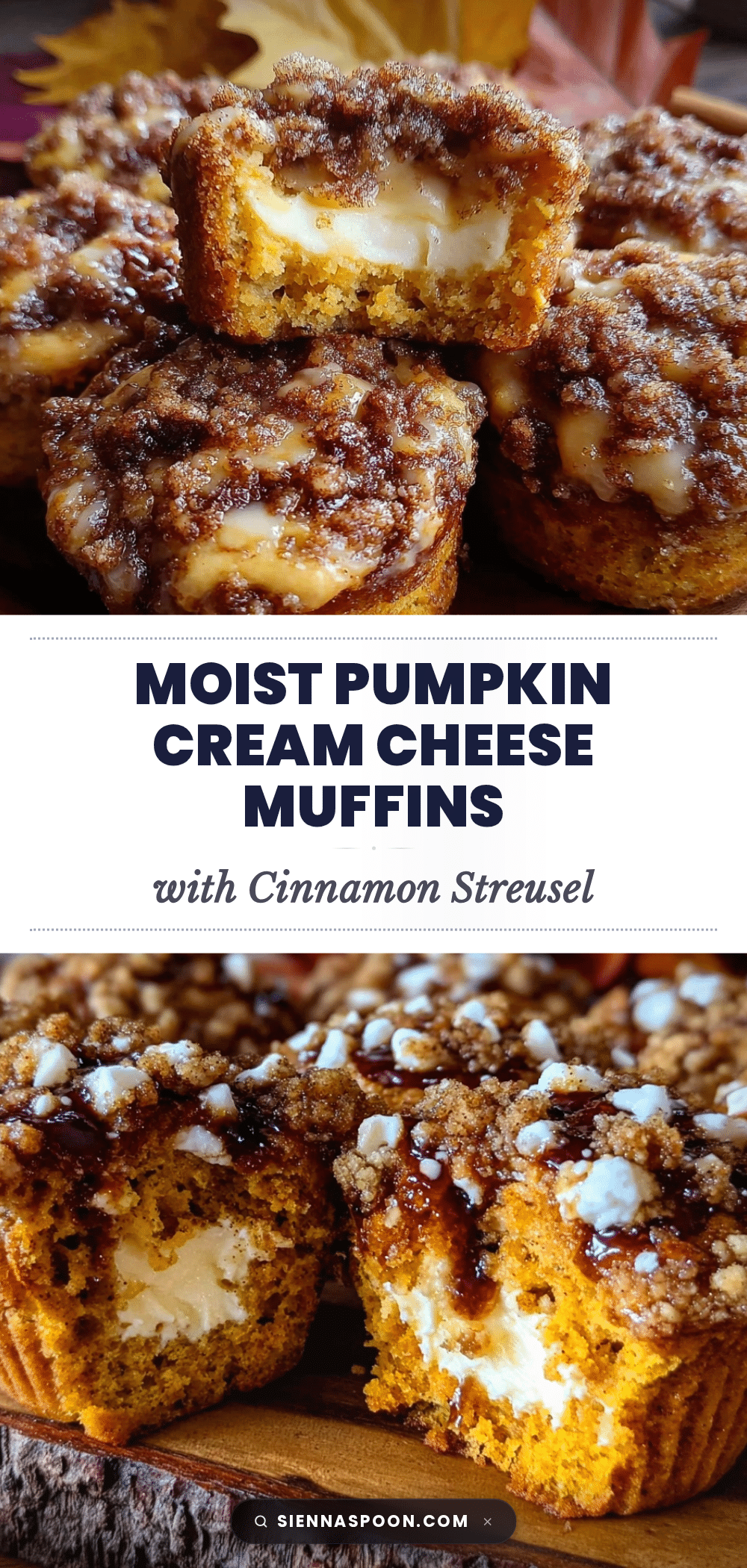pumpkin cream cheese muffins recipe