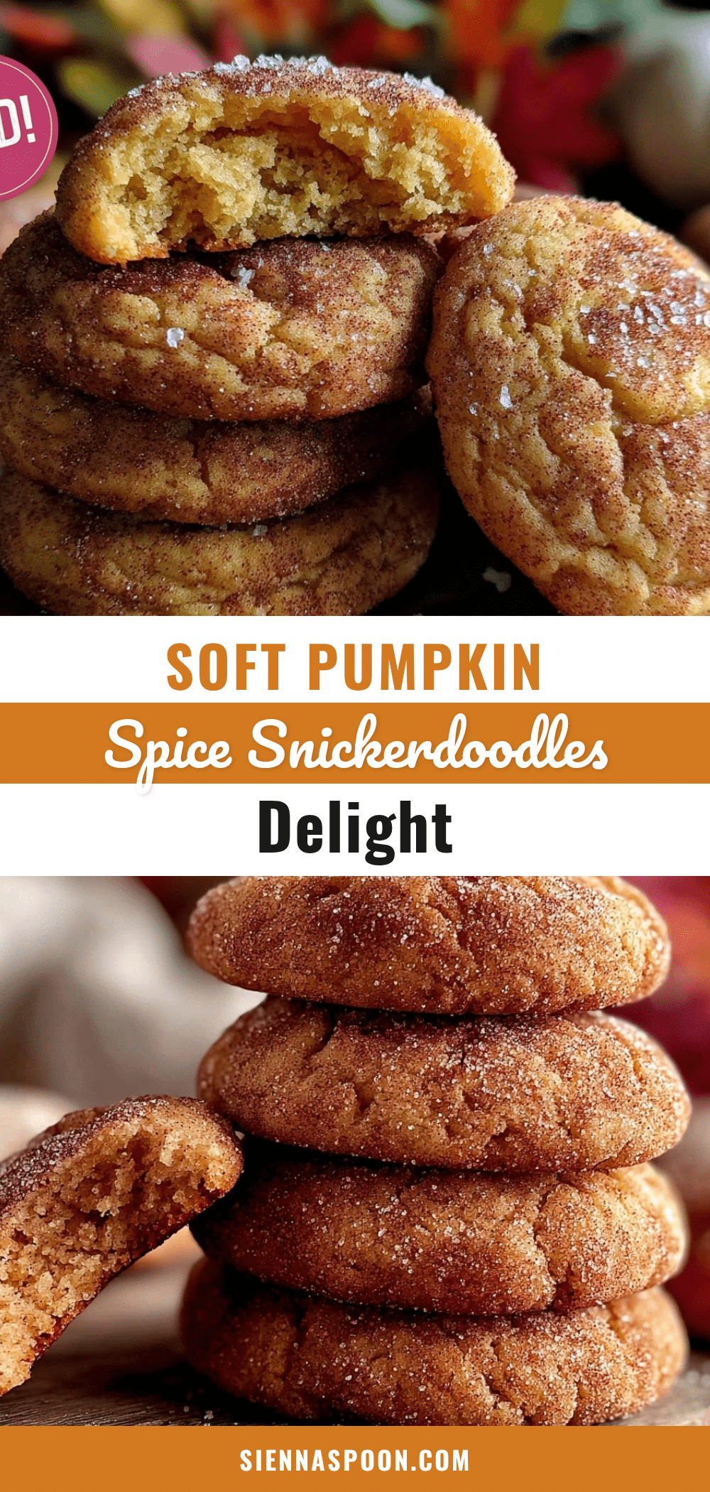pumpkin spice snickerdoodles recipe