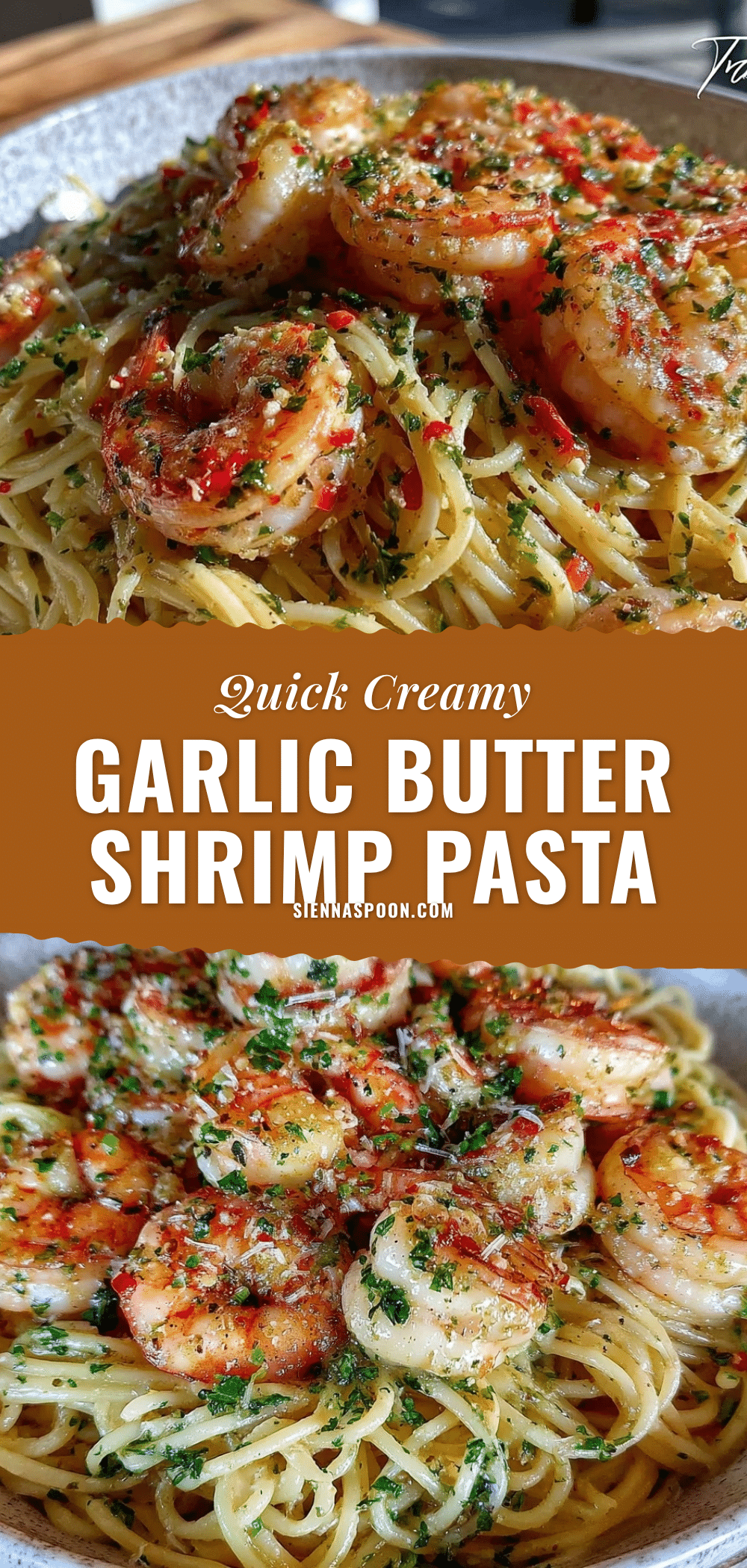 quick garlic butter shrimp pasta recipe