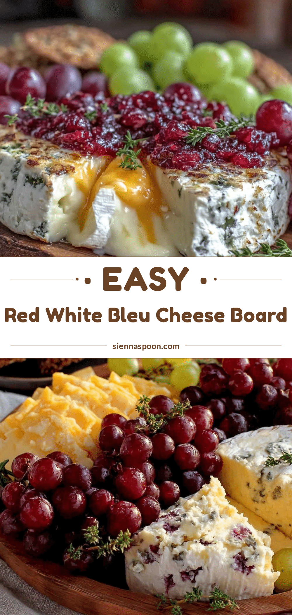 red white bleu cheese board recipe