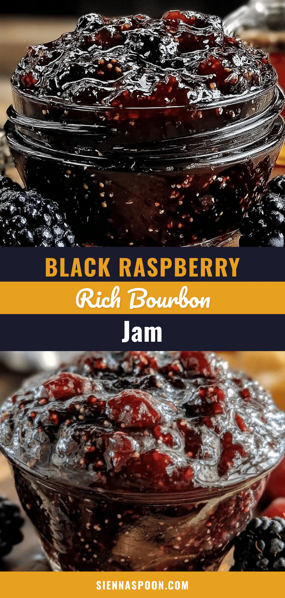 rich black raspberry bourbon jam recipe