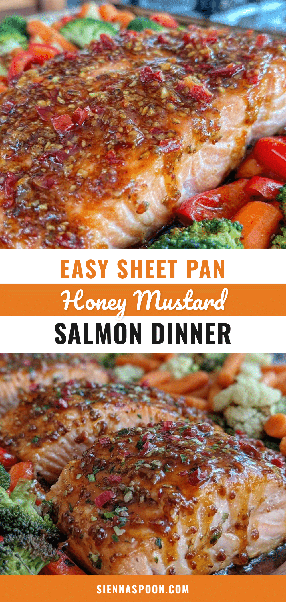 sheet pan honey mustard salmon recipe