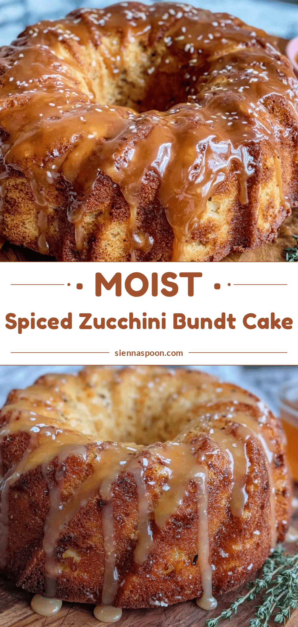 spiced zucchini bundt cake recipe