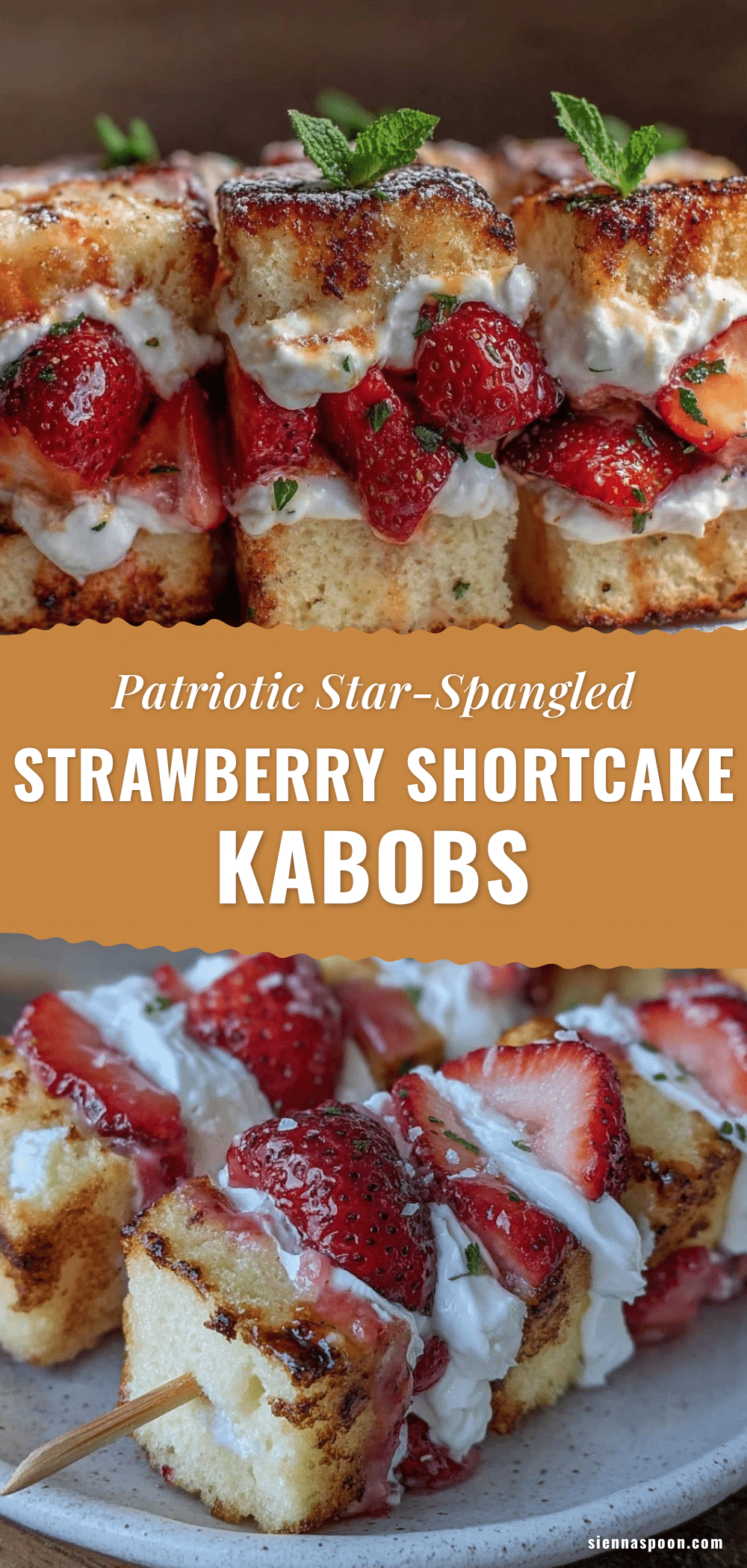 strawberry shortcake kabobs recipe