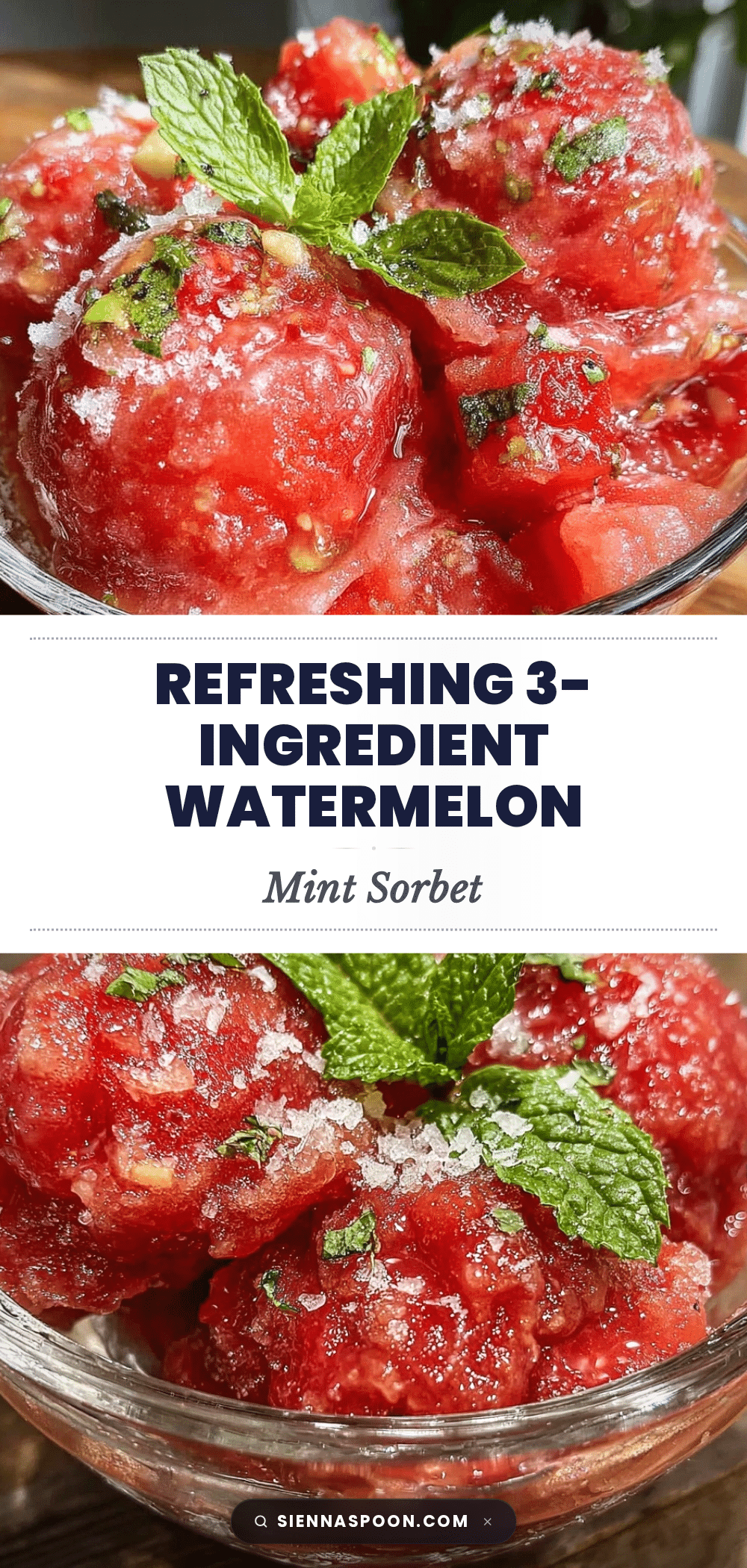 watermelon mint sorbet recipe