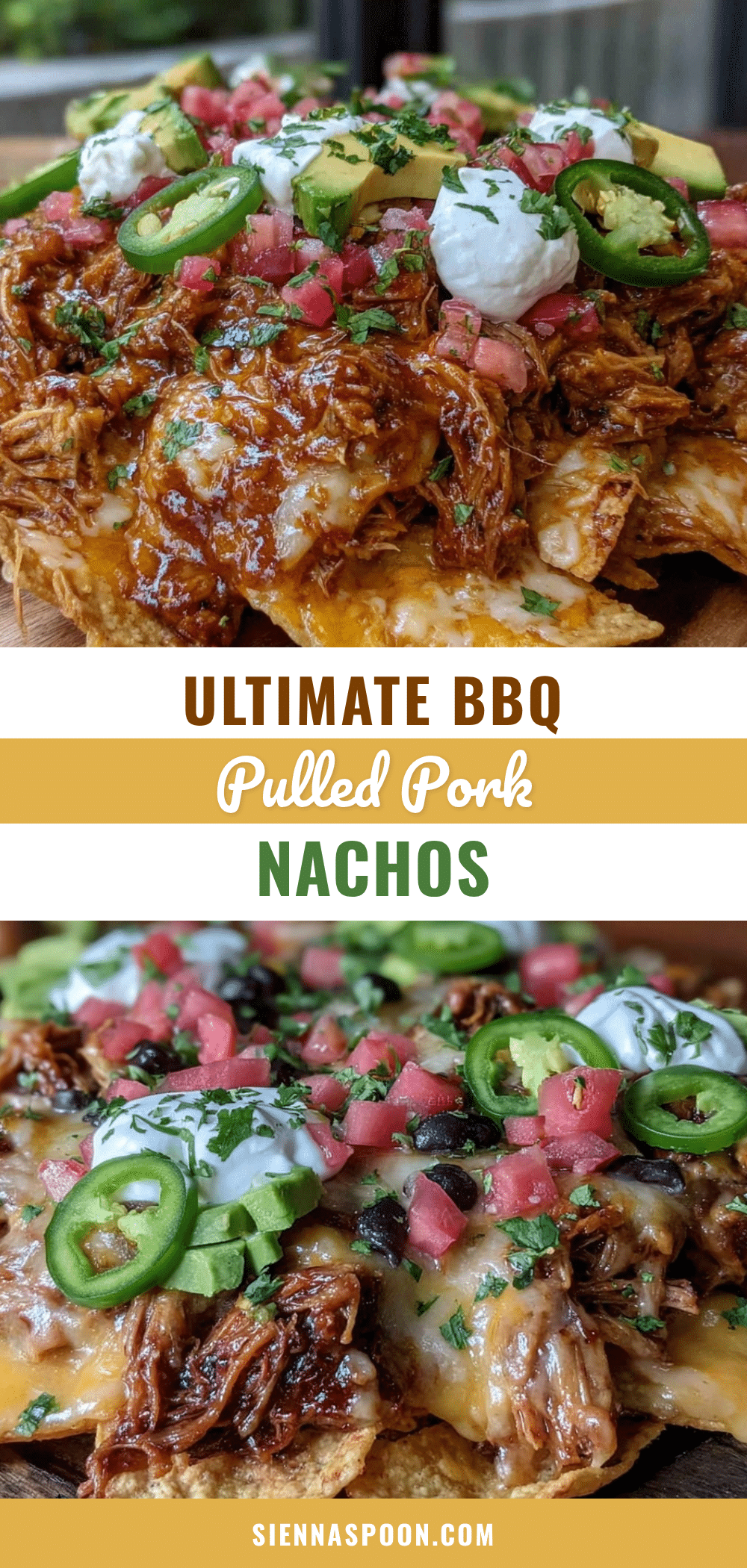 BBQ pulled pork loaded nachos recipe
