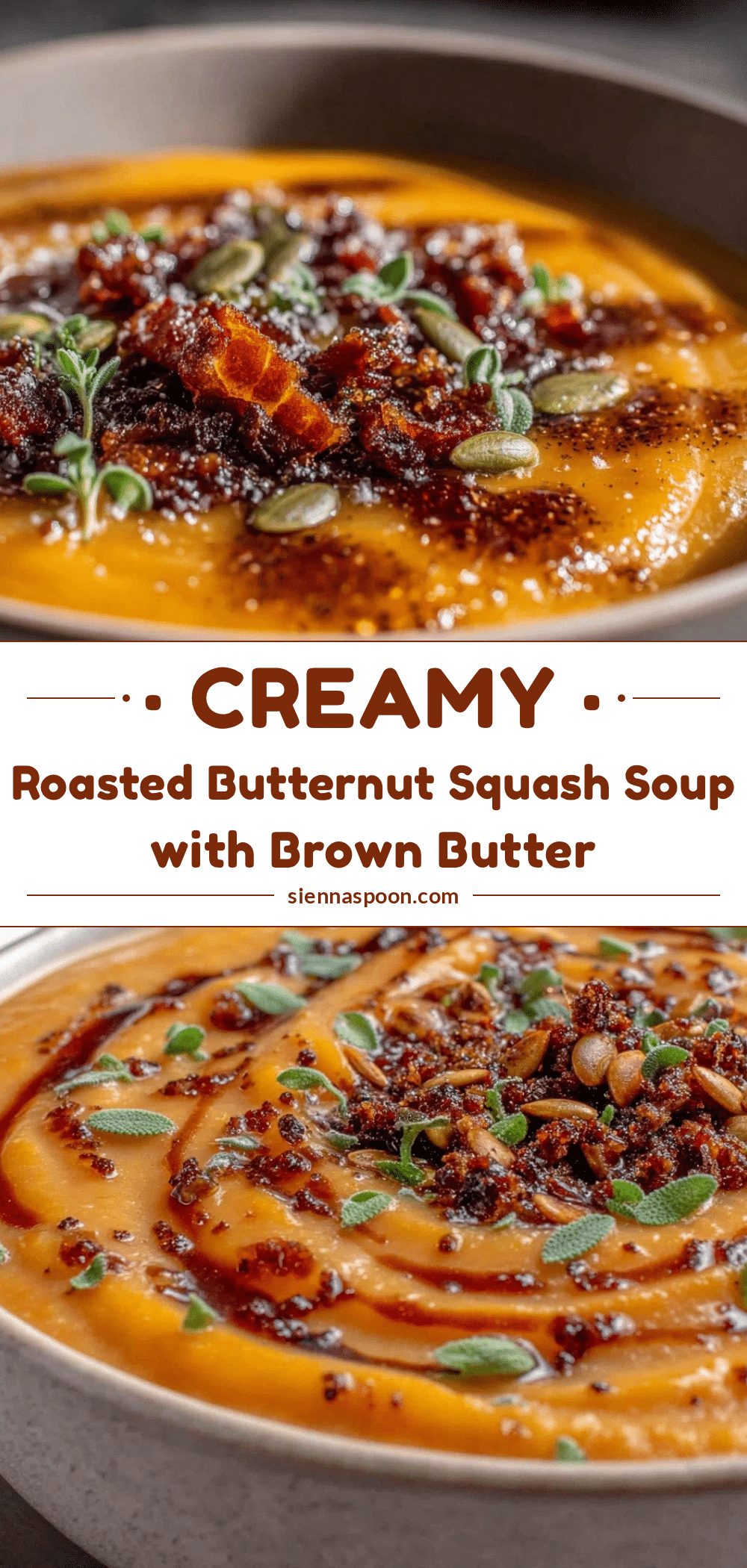creamy roasted butternut squash soup recipe