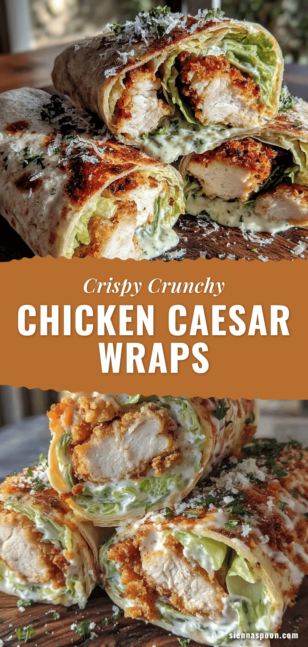 crispy chicken caesar wraps recipe