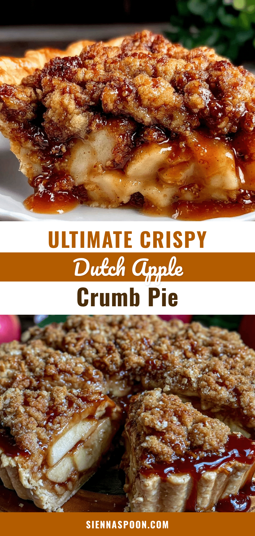 crispy Dutch apple crumb pie recipe