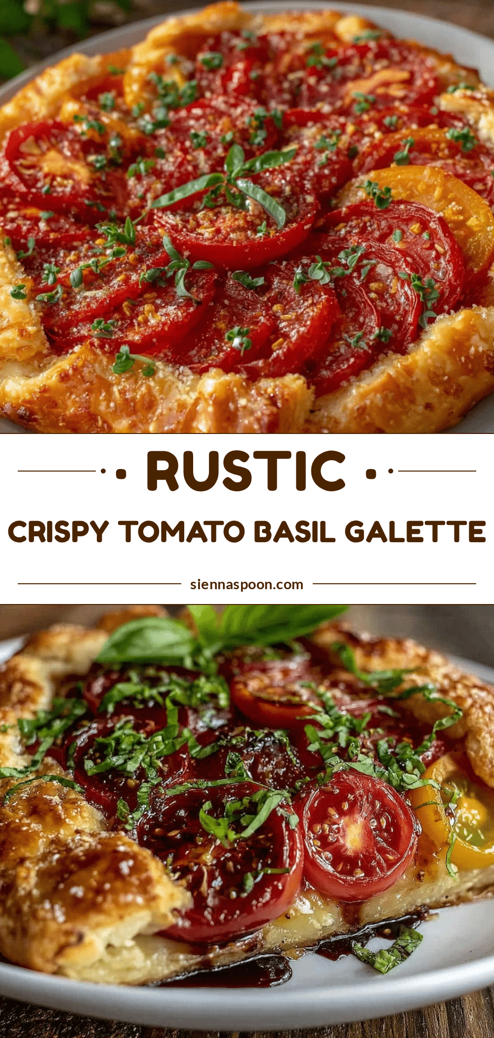 crispy tomato basil galette recipe