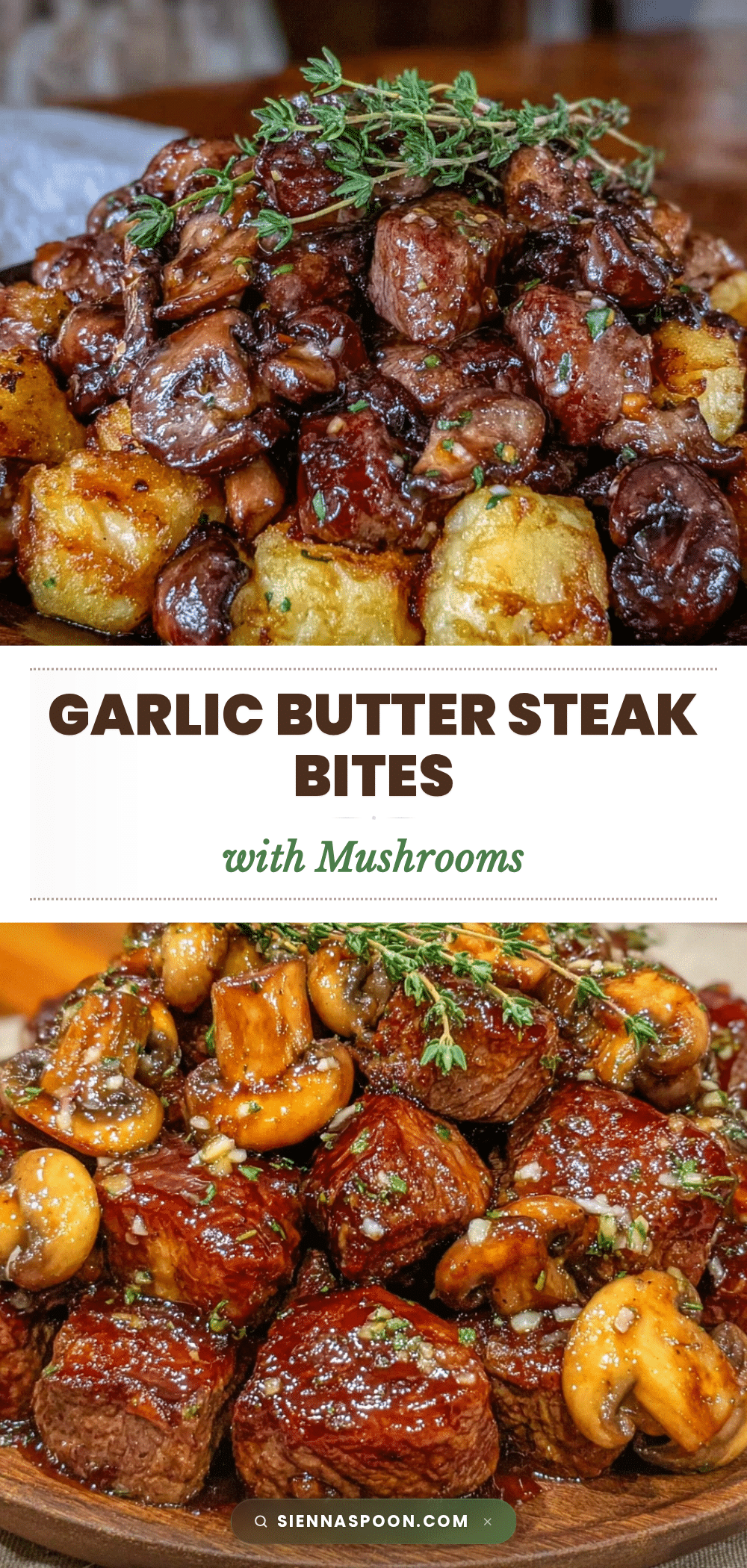 garlic butter steak bites recipe