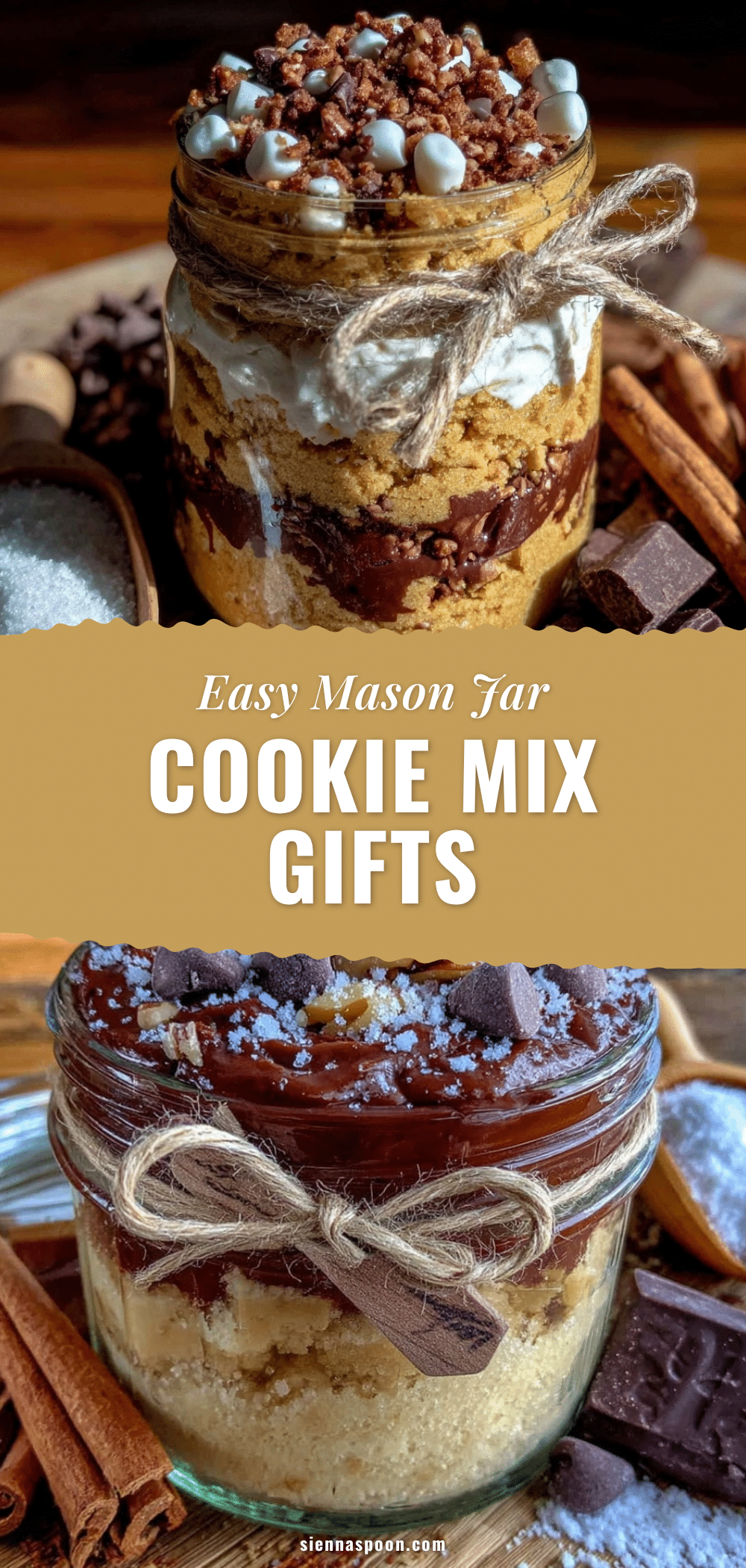 mason jar cookie mix teacher gifts recipe