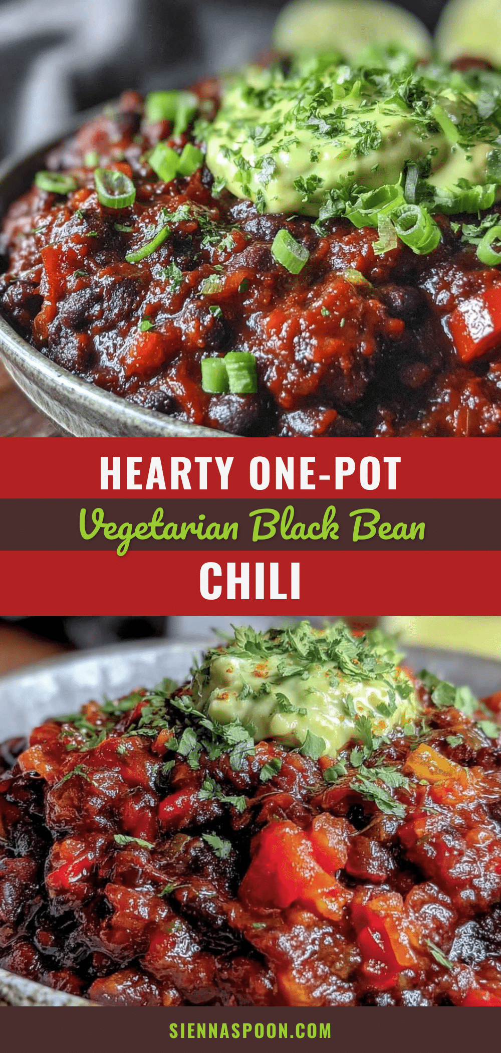 one-pot vegetarian black bean chili recipe