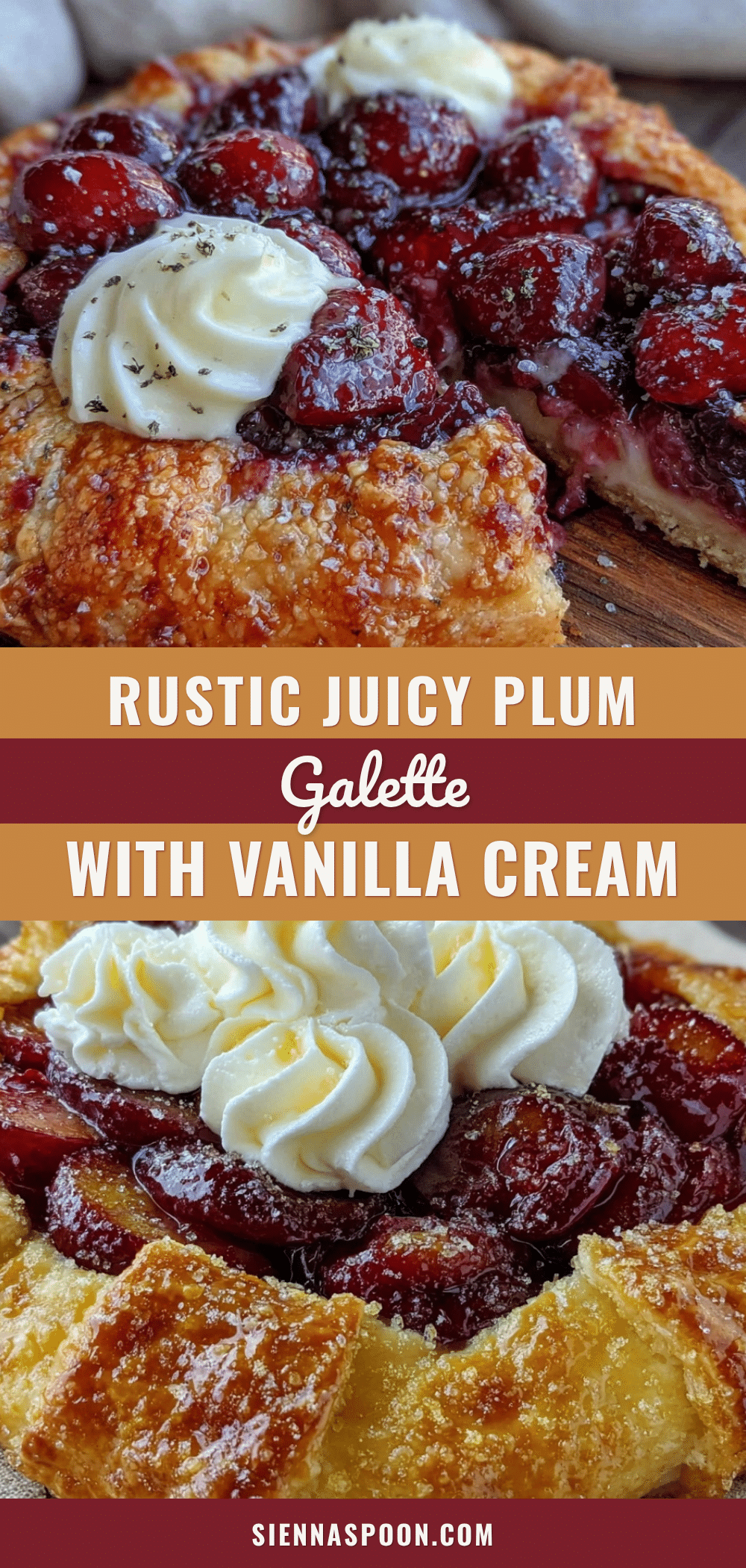 rustic juicy plum galette recipe