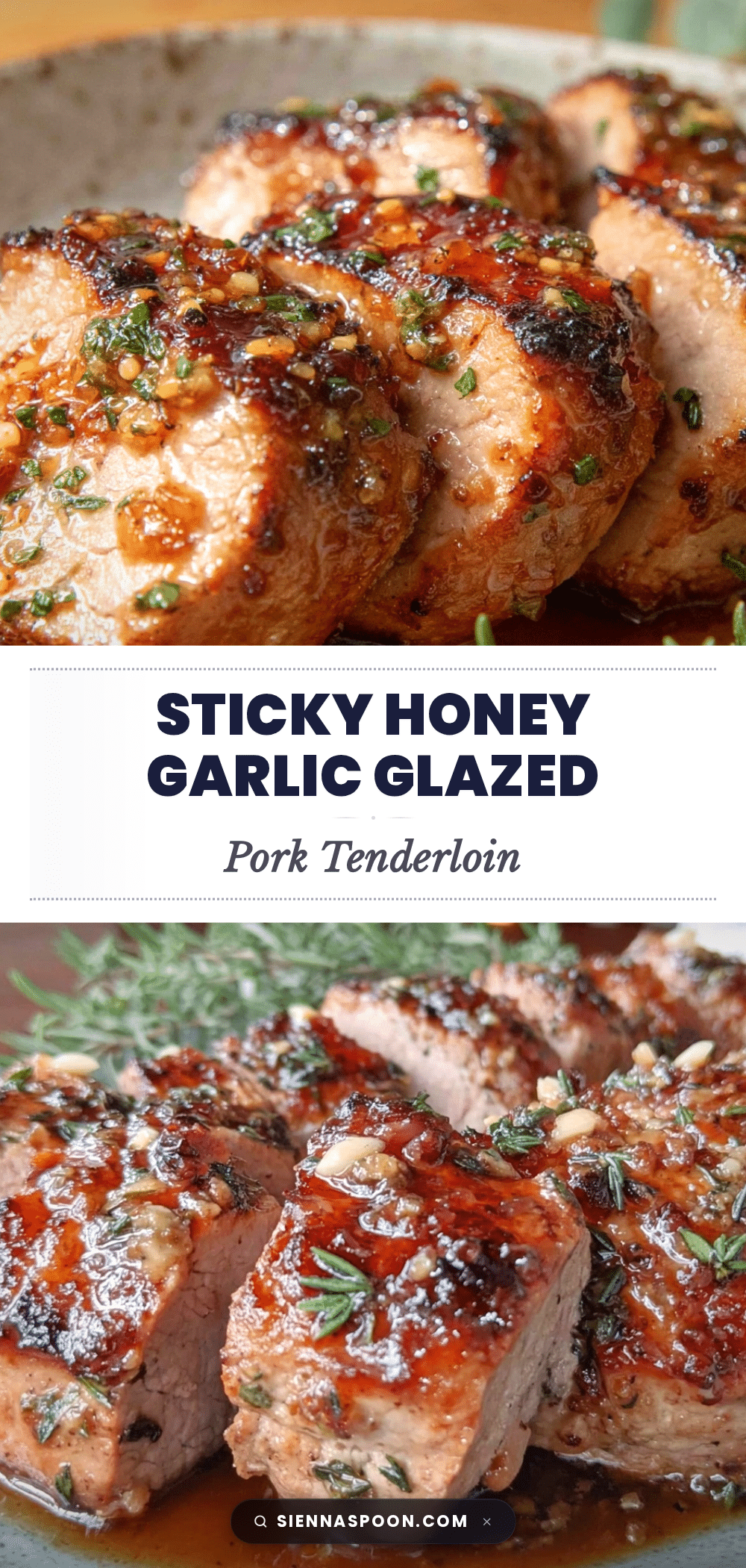 savory honey garlic glazed pork tenderloin recipe
