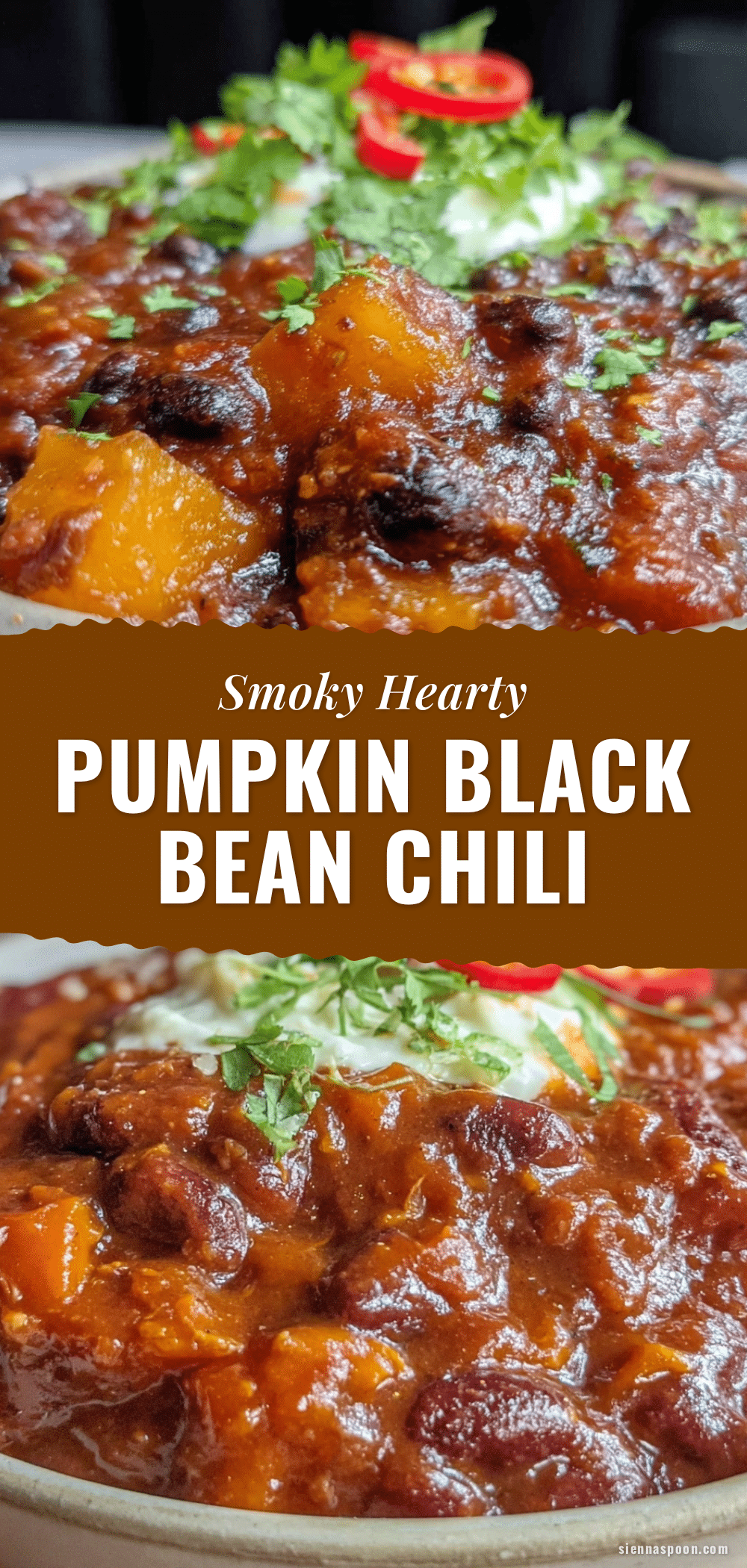 savory smoky pumpkin and black bean chili recipe