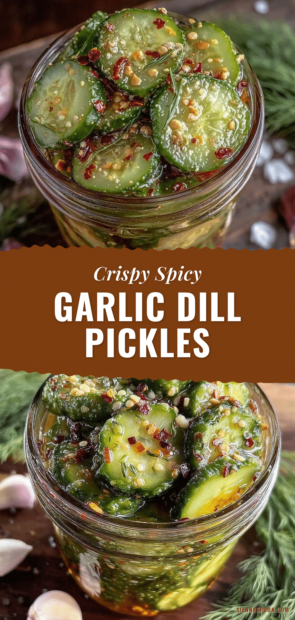 spicy garlic dill cucumber pickles recipe