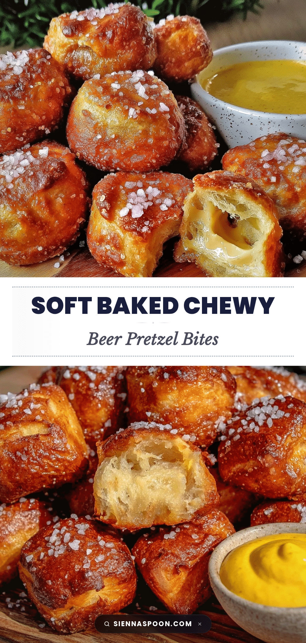 tender soft baked beer pretzel bites recipe
