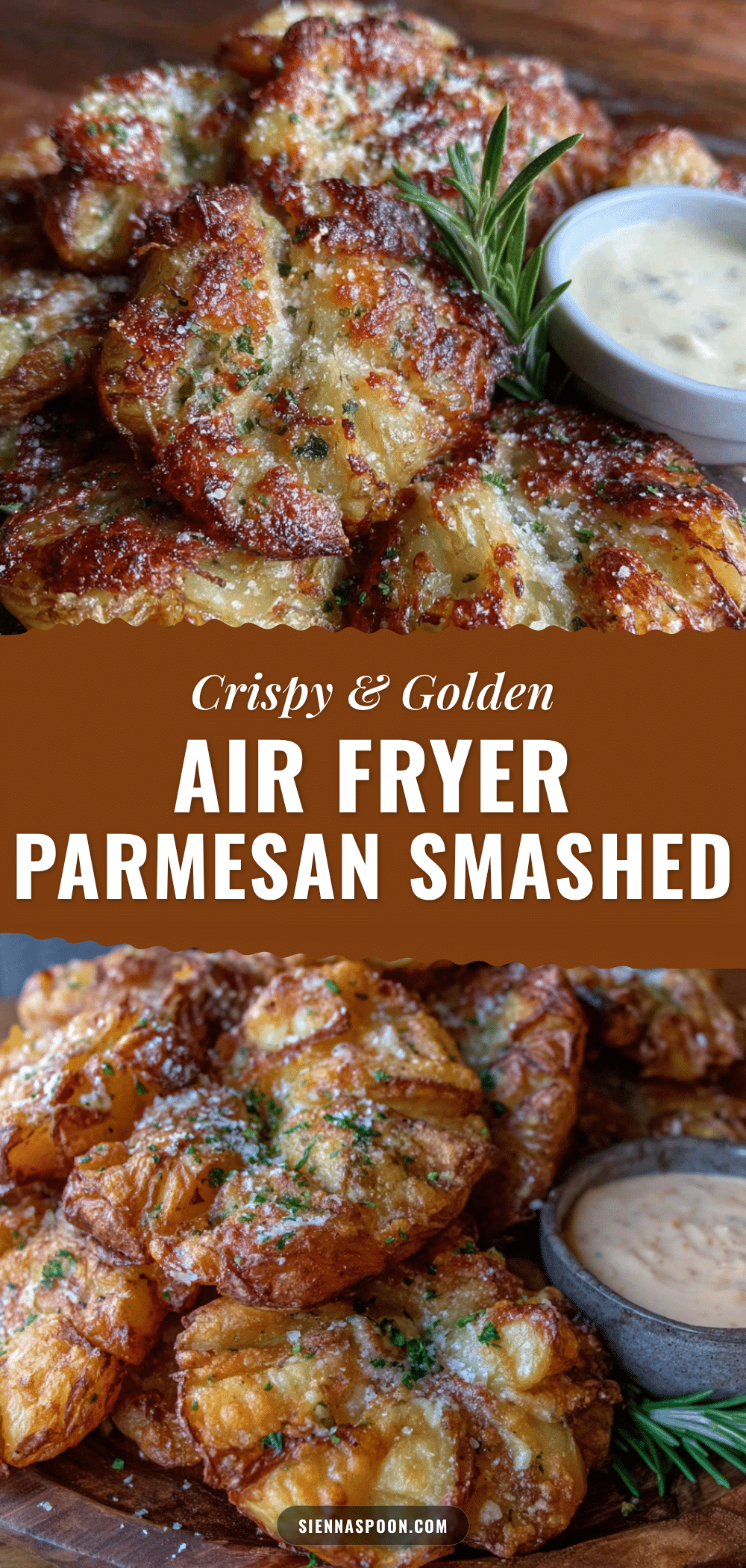 air fryer smashed potatoes with parmesan recipe