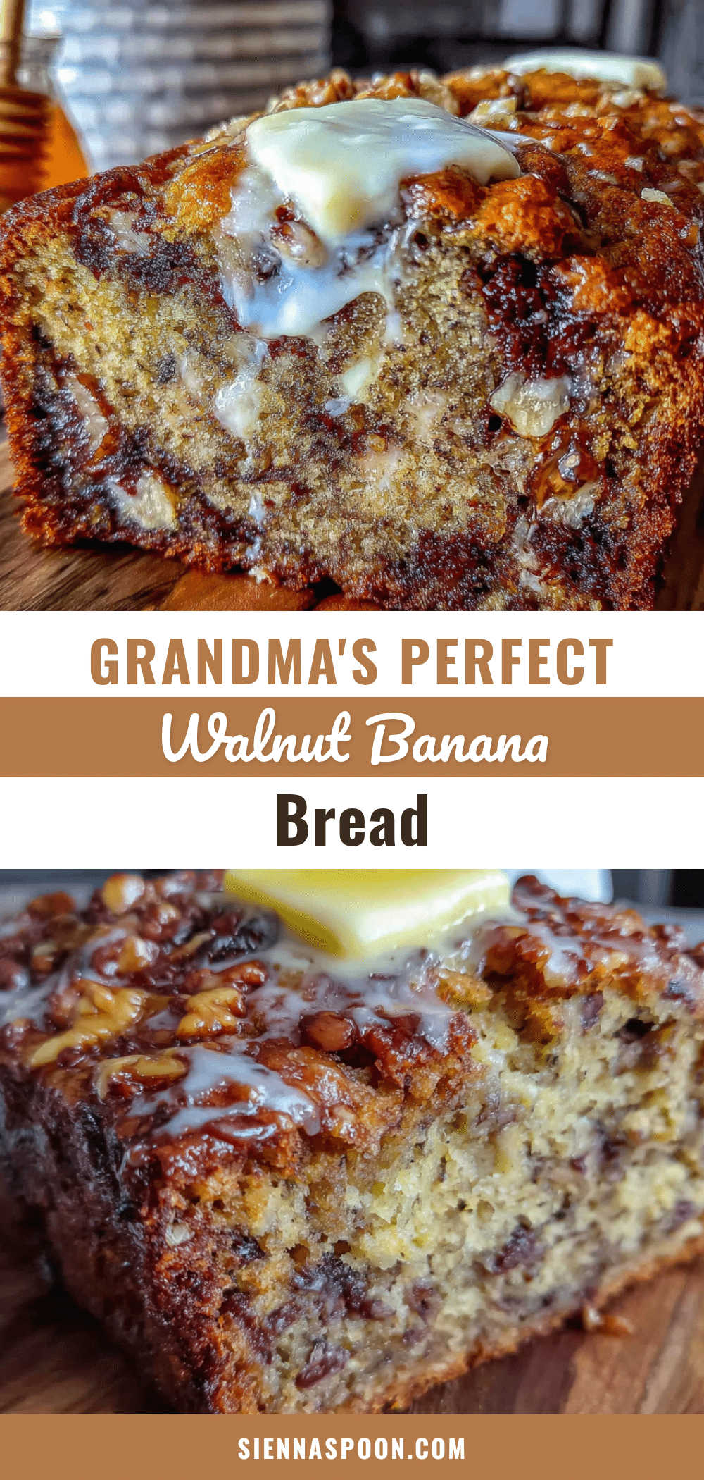 classic banana bread with walnuts recipe