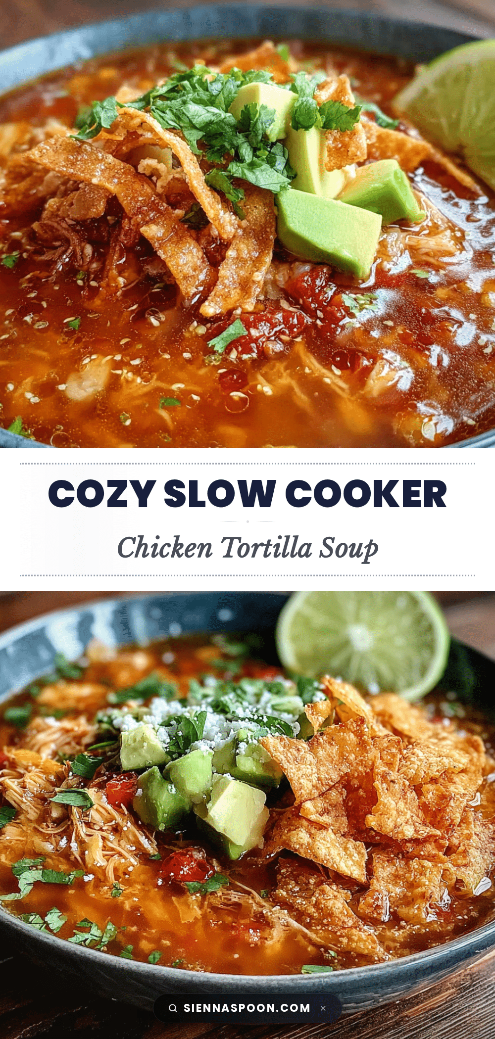 cozy slow cooker chicken tortilla soup recipe