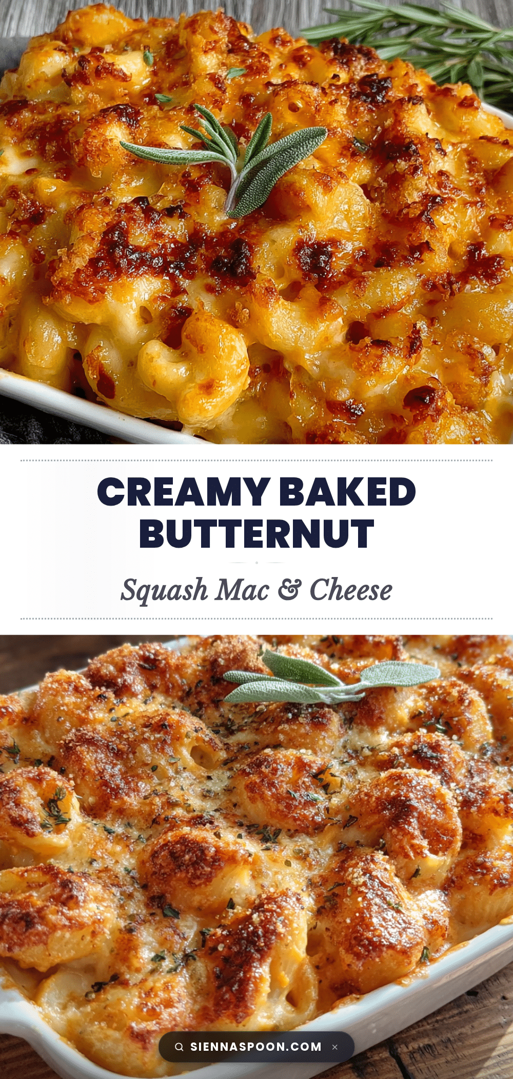 creamy baked butternut squash mac and cheese recipe