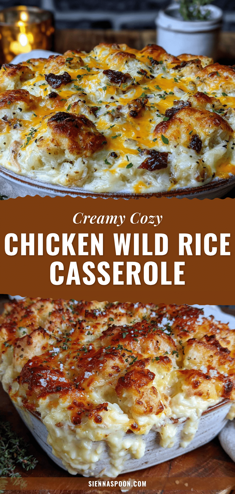 creamy chicken and wild rice casserole recipe