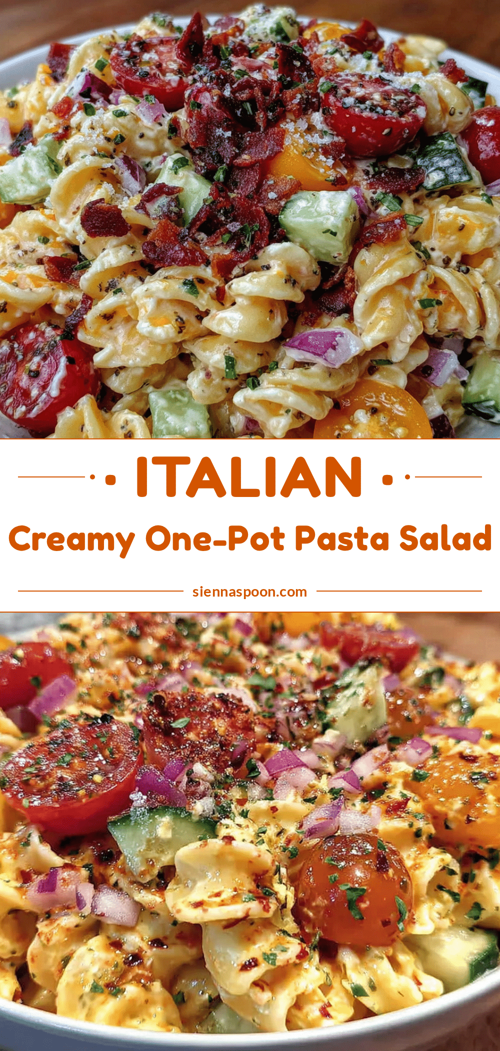 creamy one-pot pasta salad recipe