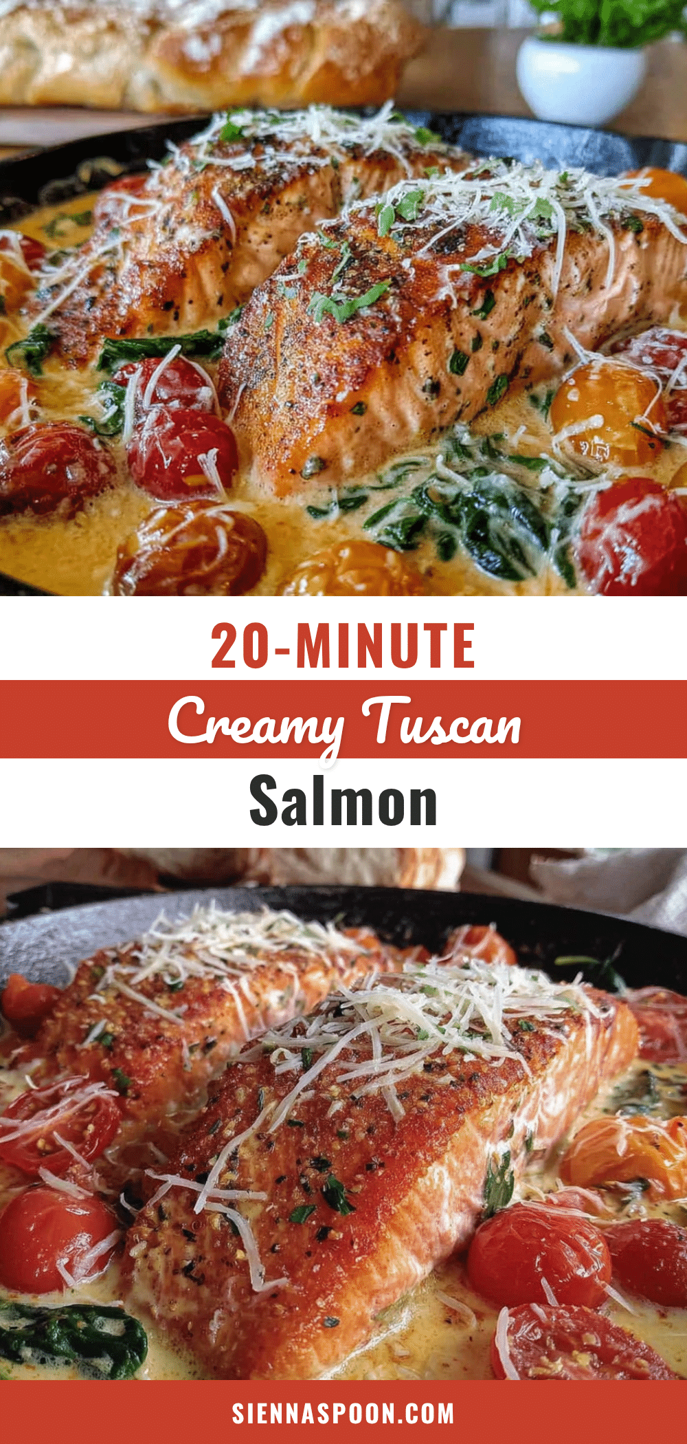 creamy tuscan salmon skillet recipe