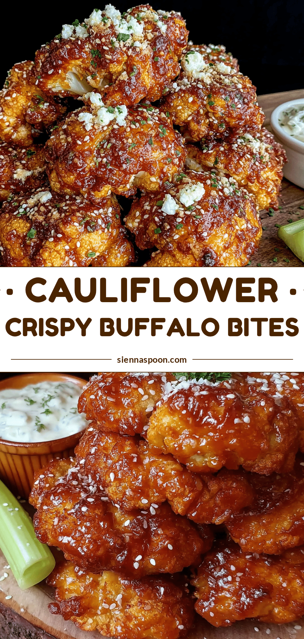 crispy buffalo cauliflower bites recipe