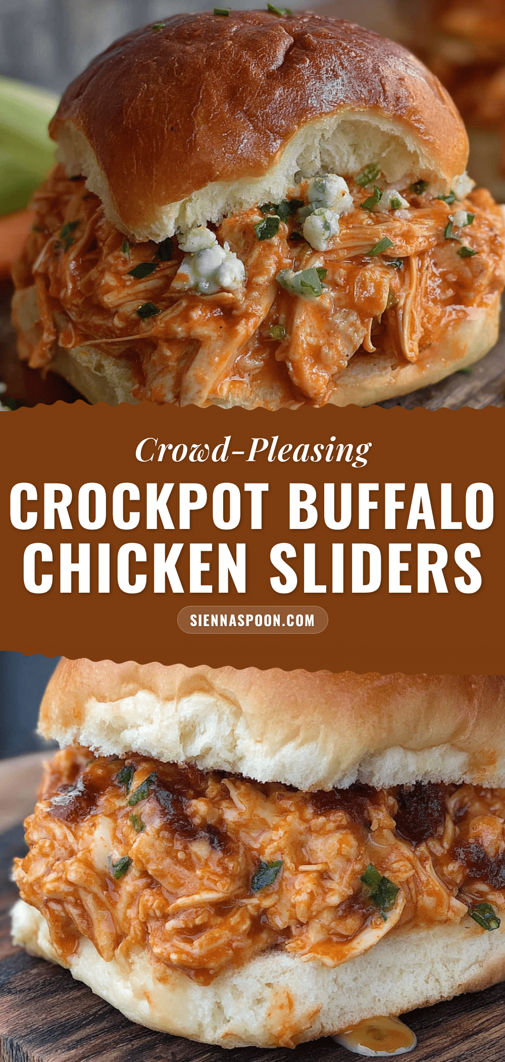 crockpot buffalo chicken sliders recipe