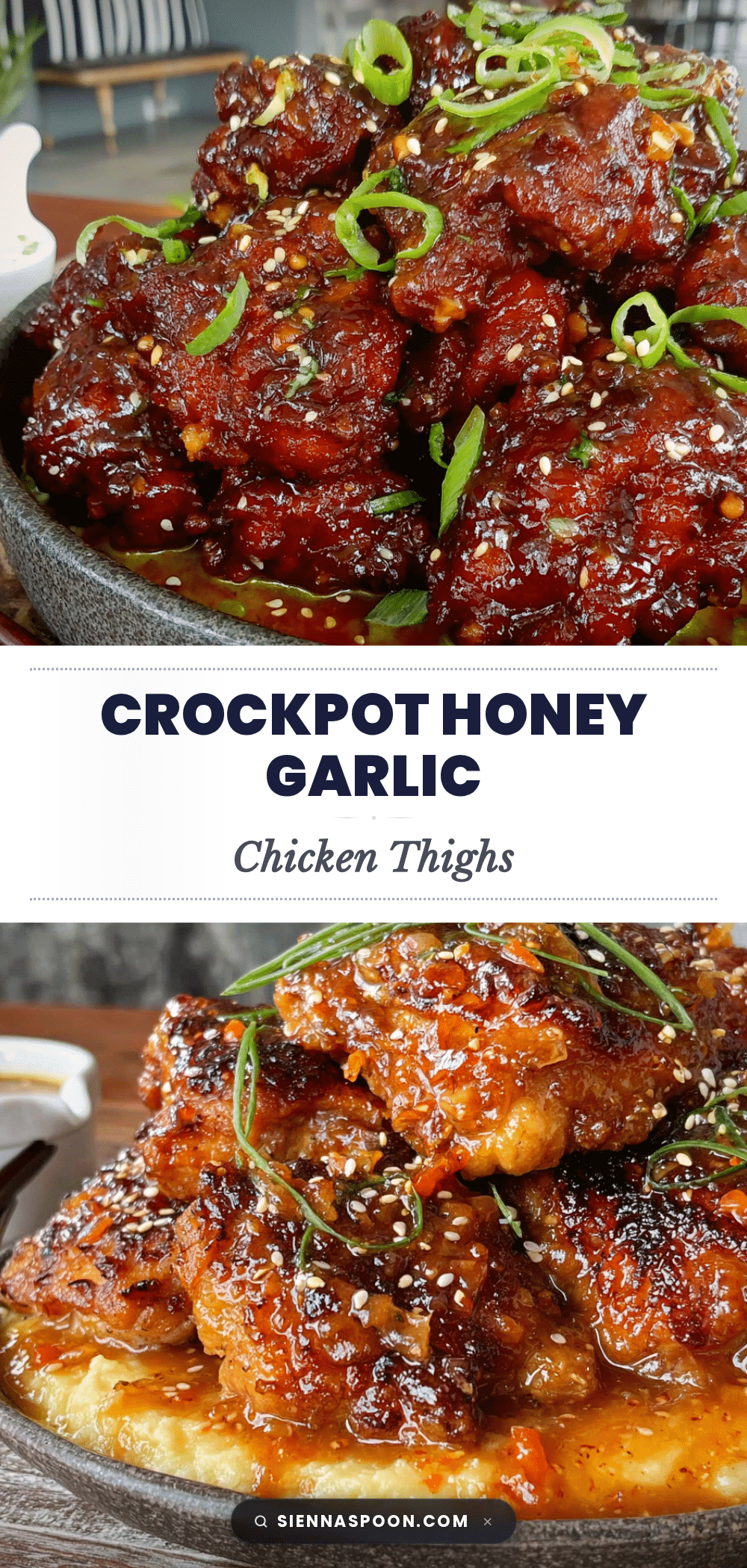 crockpot honey garlic chicken thighs recipe