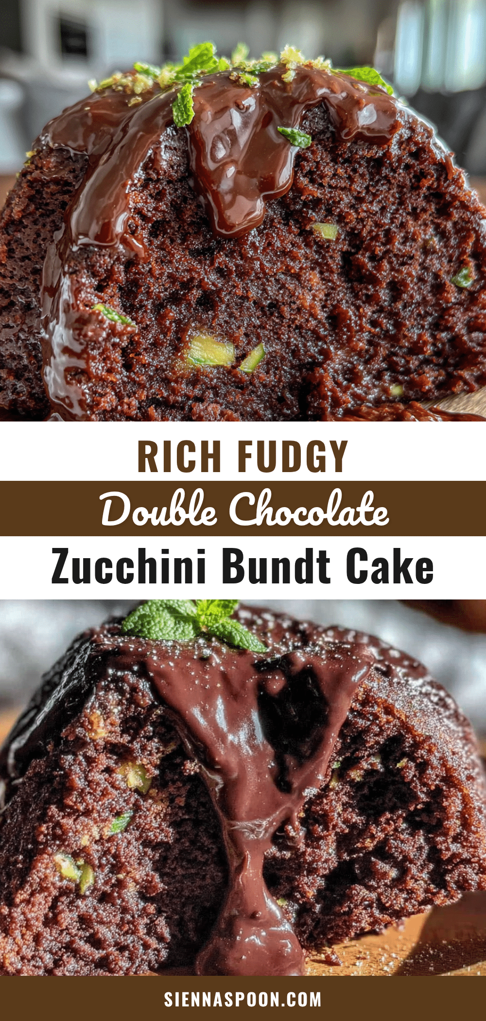 double chocolate zucchini bundt cake recipe