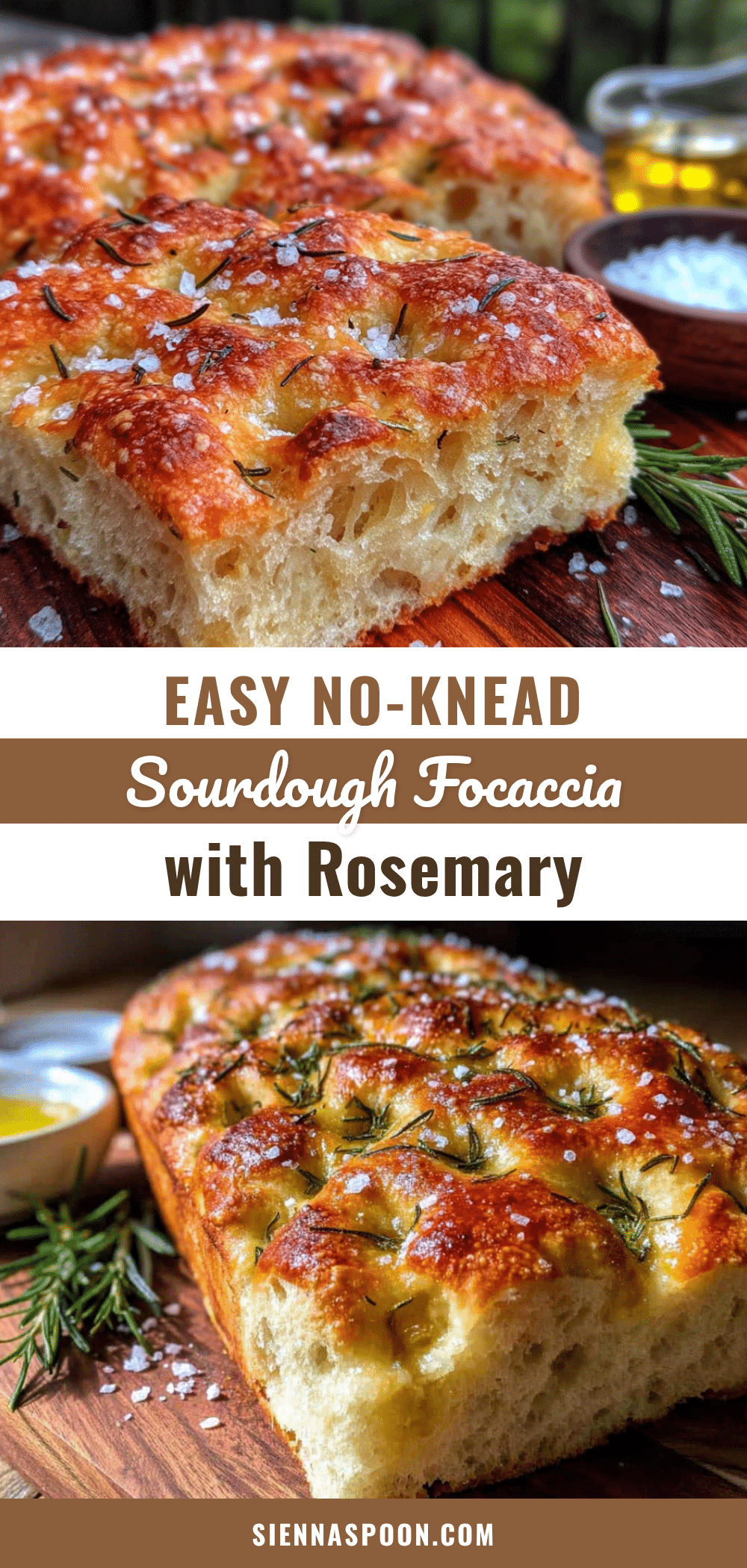 easy no-knead sourdough discard focaccia with rosemary recipe