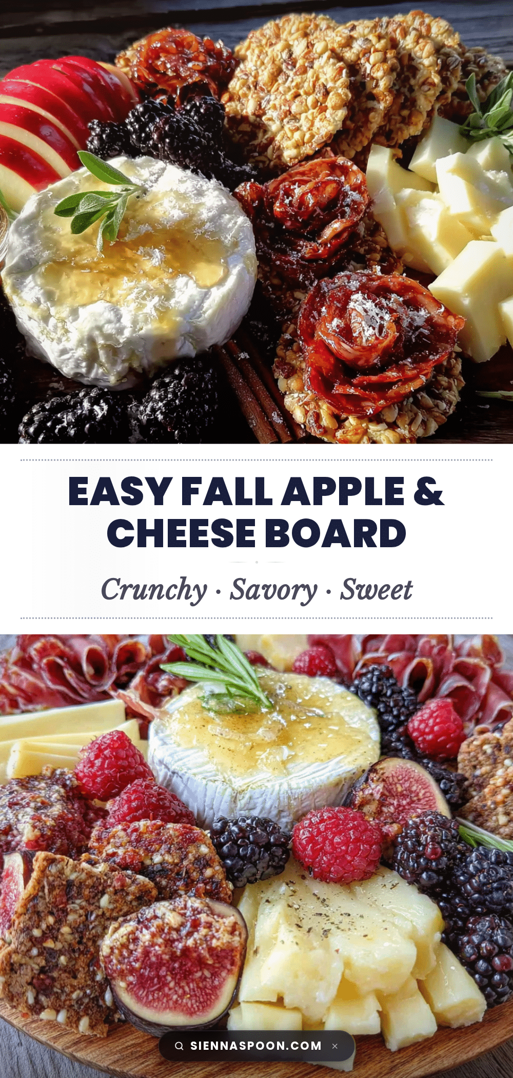 fall apple and cheese board recipe