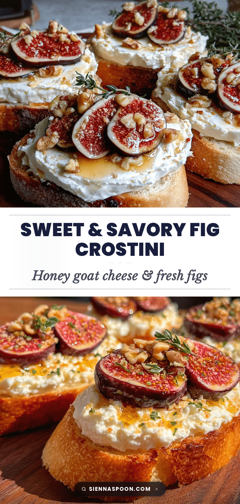 fig and honey goat cheese crostini bites recipe
