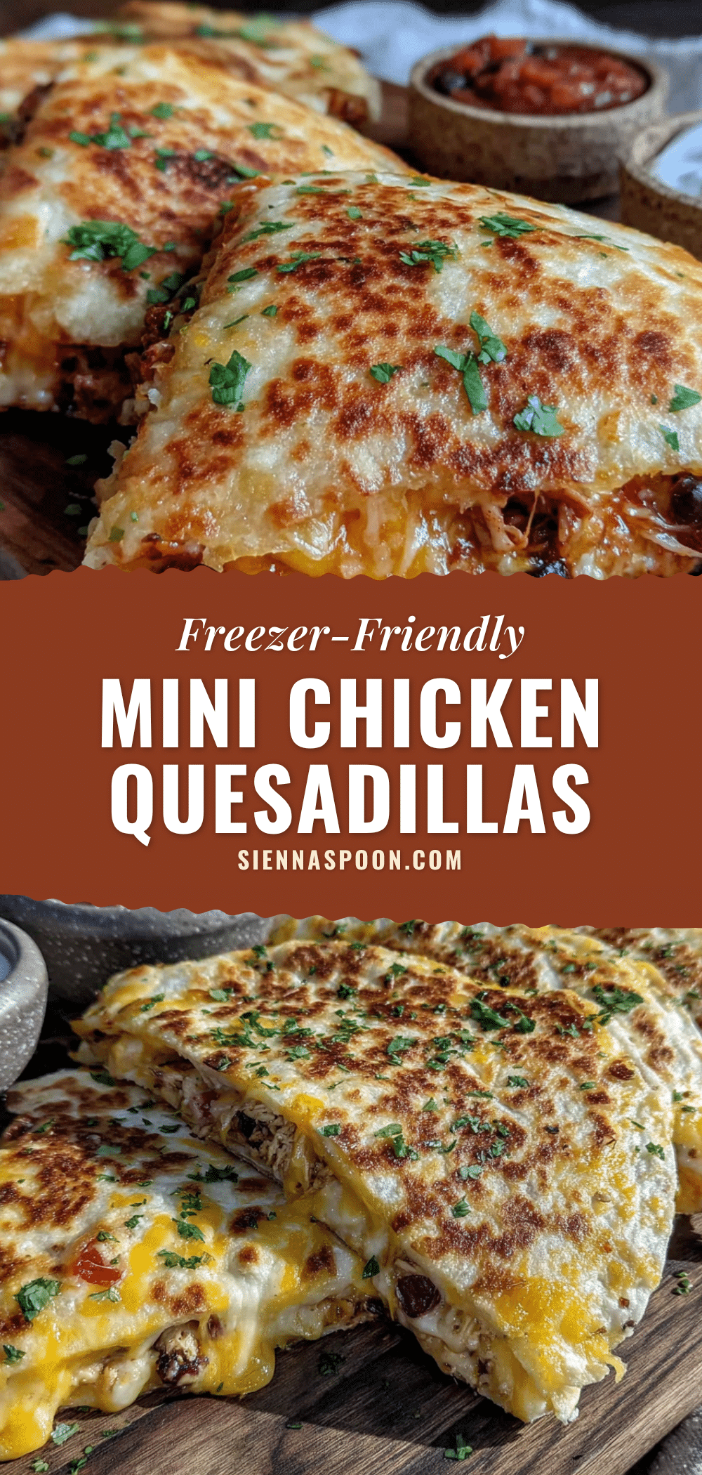 freezer-friendly mini chicken quesadillas recipe