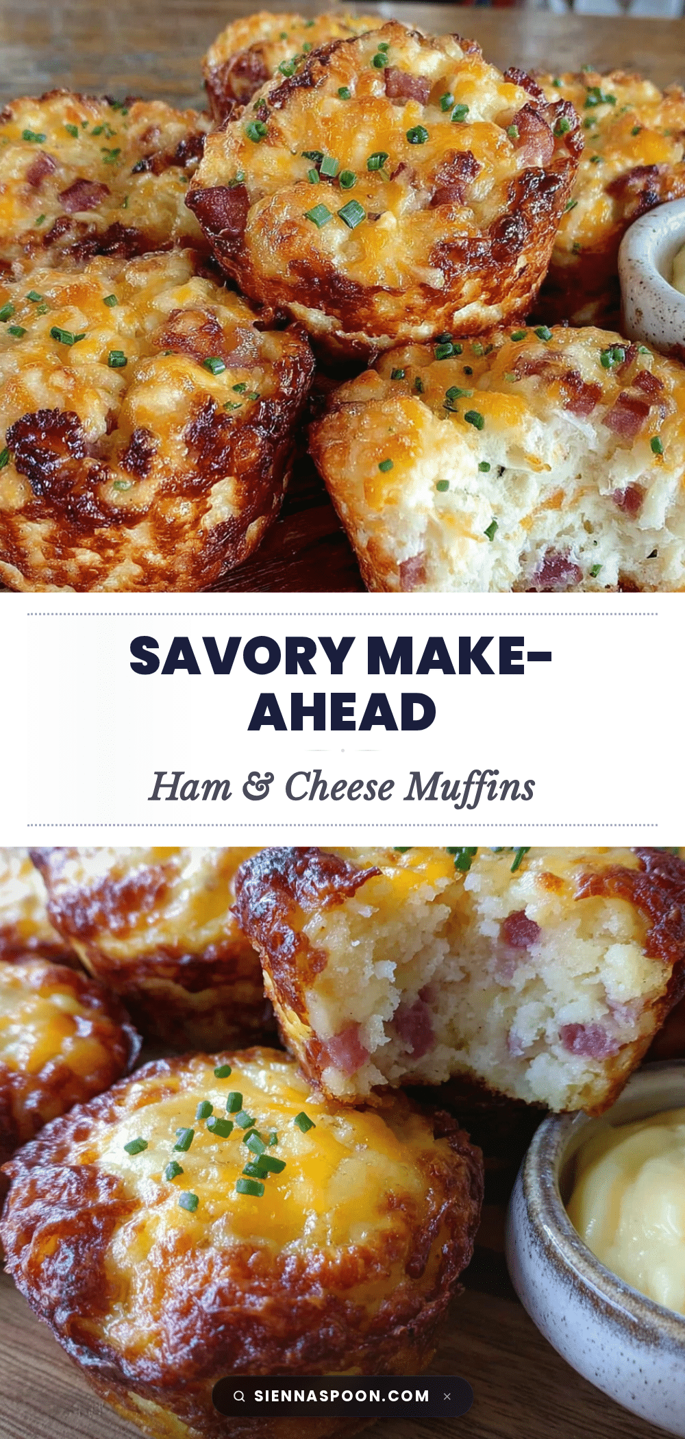 mini ham and cheese lunchbox muffins recipe
